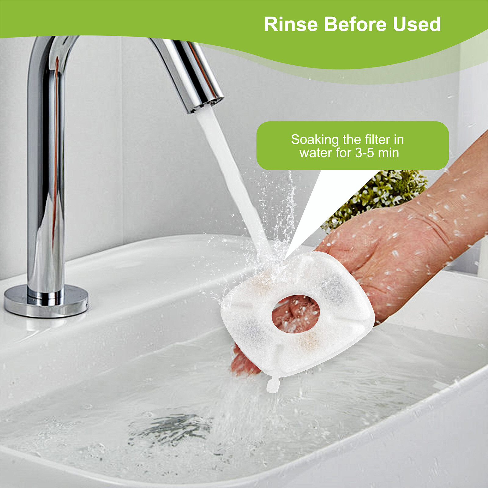 28pcs Replacement Filters Fits for Veken 95/67/135oz Pet Cat Dog Water Fountain