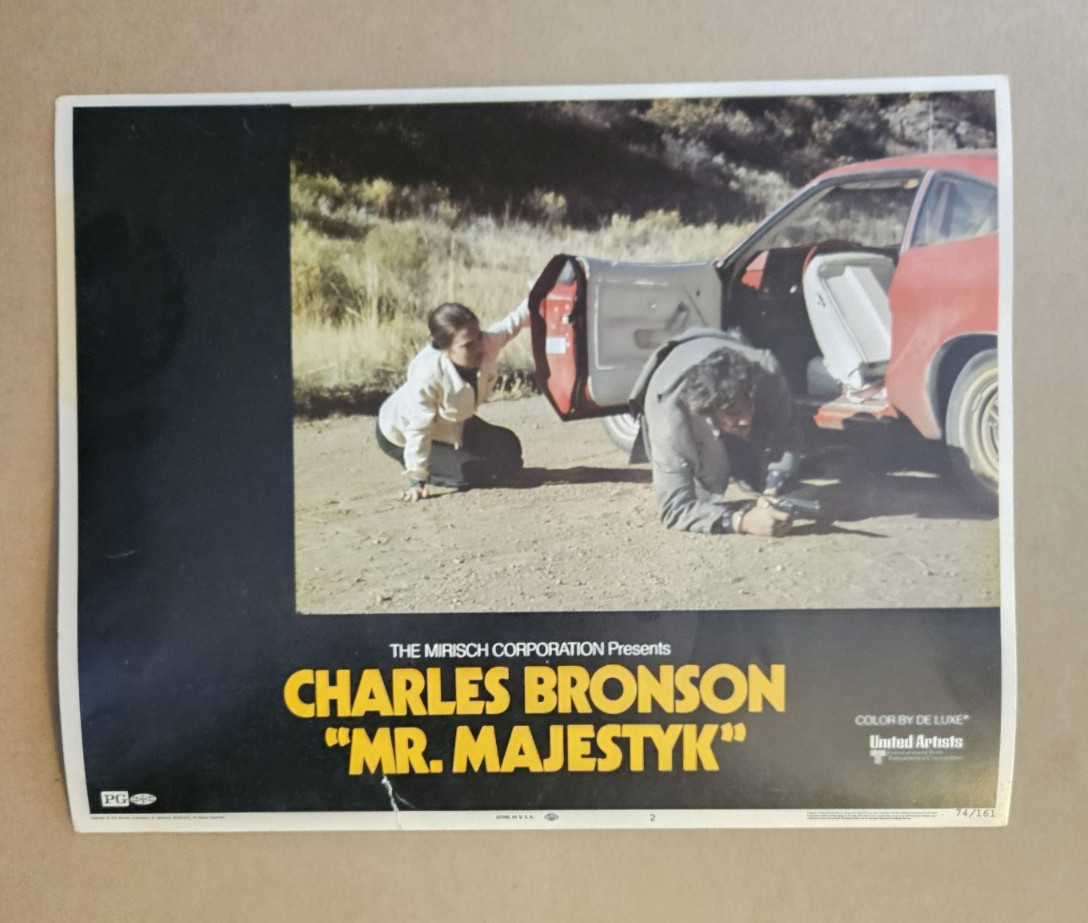 MR. MAJESTYK 1974 set of 5 11x14 ORIGINAL Lobby Cards #2 4 6 7 8 Charles Bronson