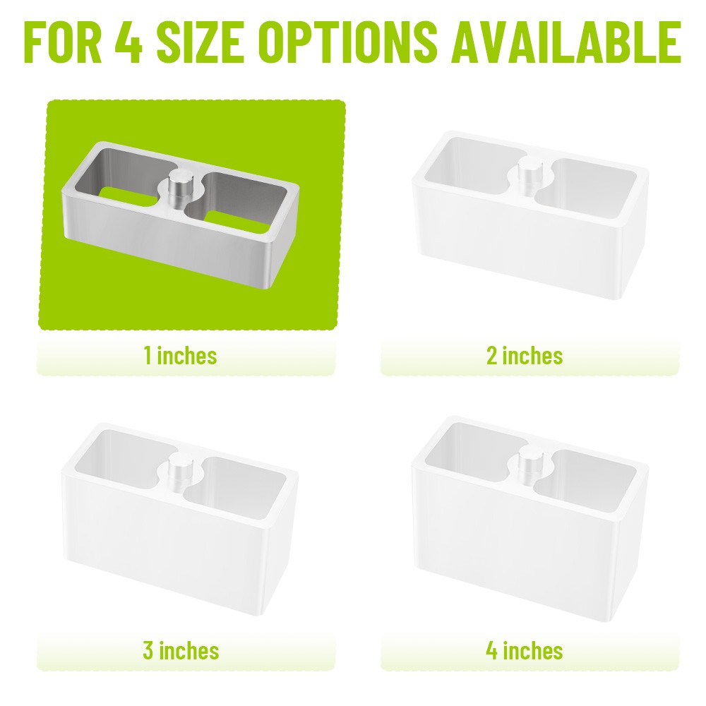 1" Inch Universal Aluminum Extruded Leaf Spring Lowering Block Kit 2PCS