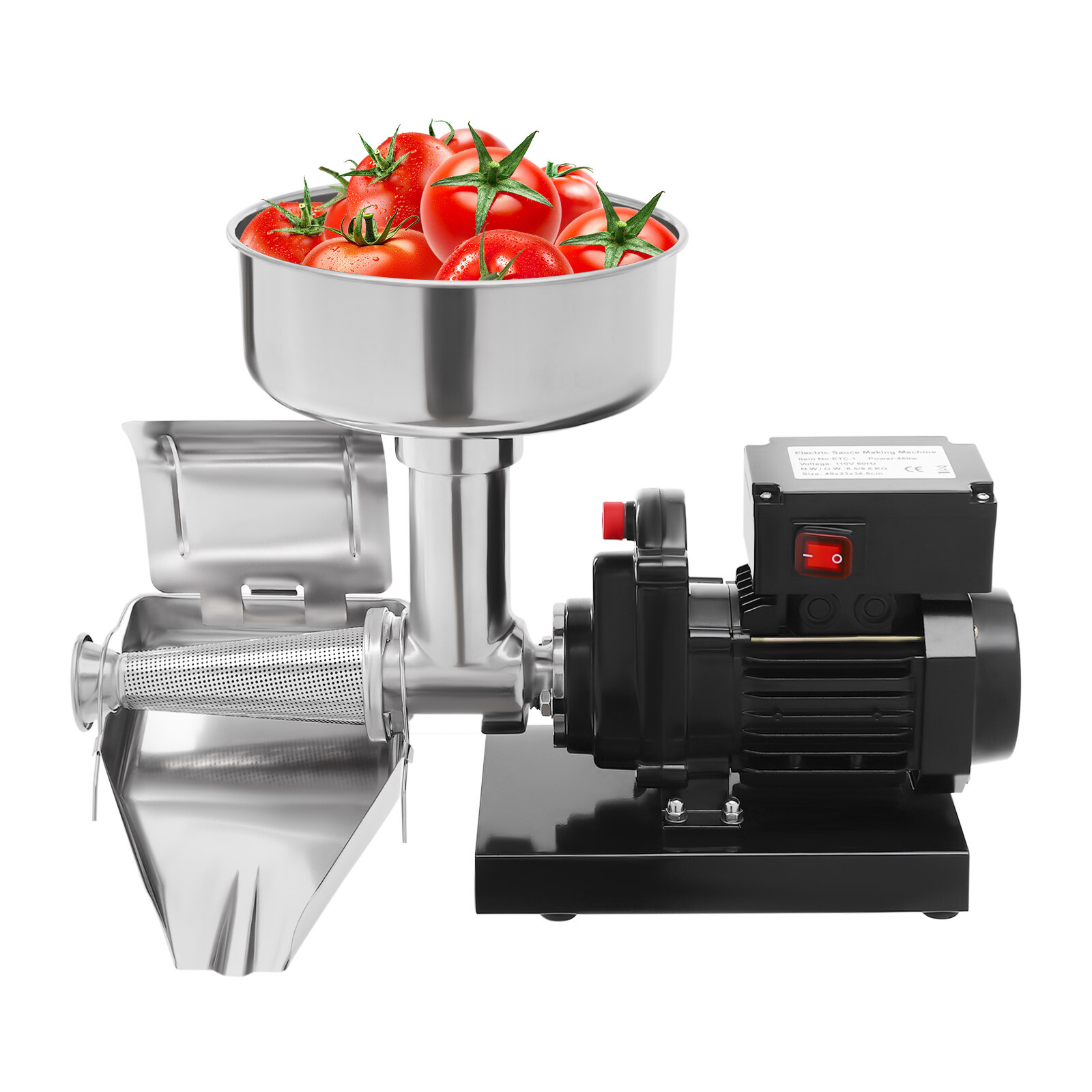 Electric Tomato Press Commercial Tomato Strainer Jam Milling Machine Jam Maker