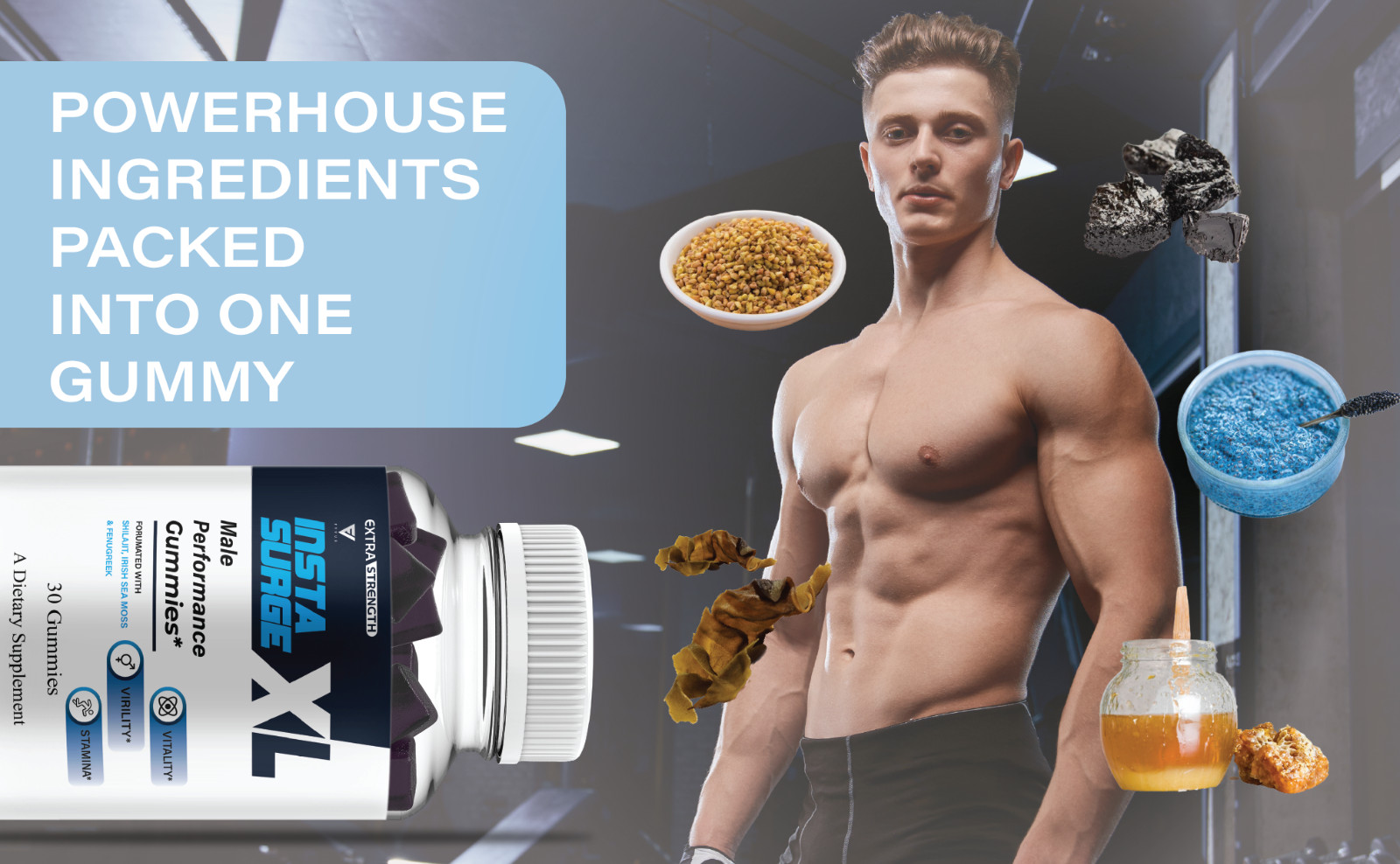 Insta Surge XL Performance, InstaSurgeXL Advanced Formula (30 gummies)