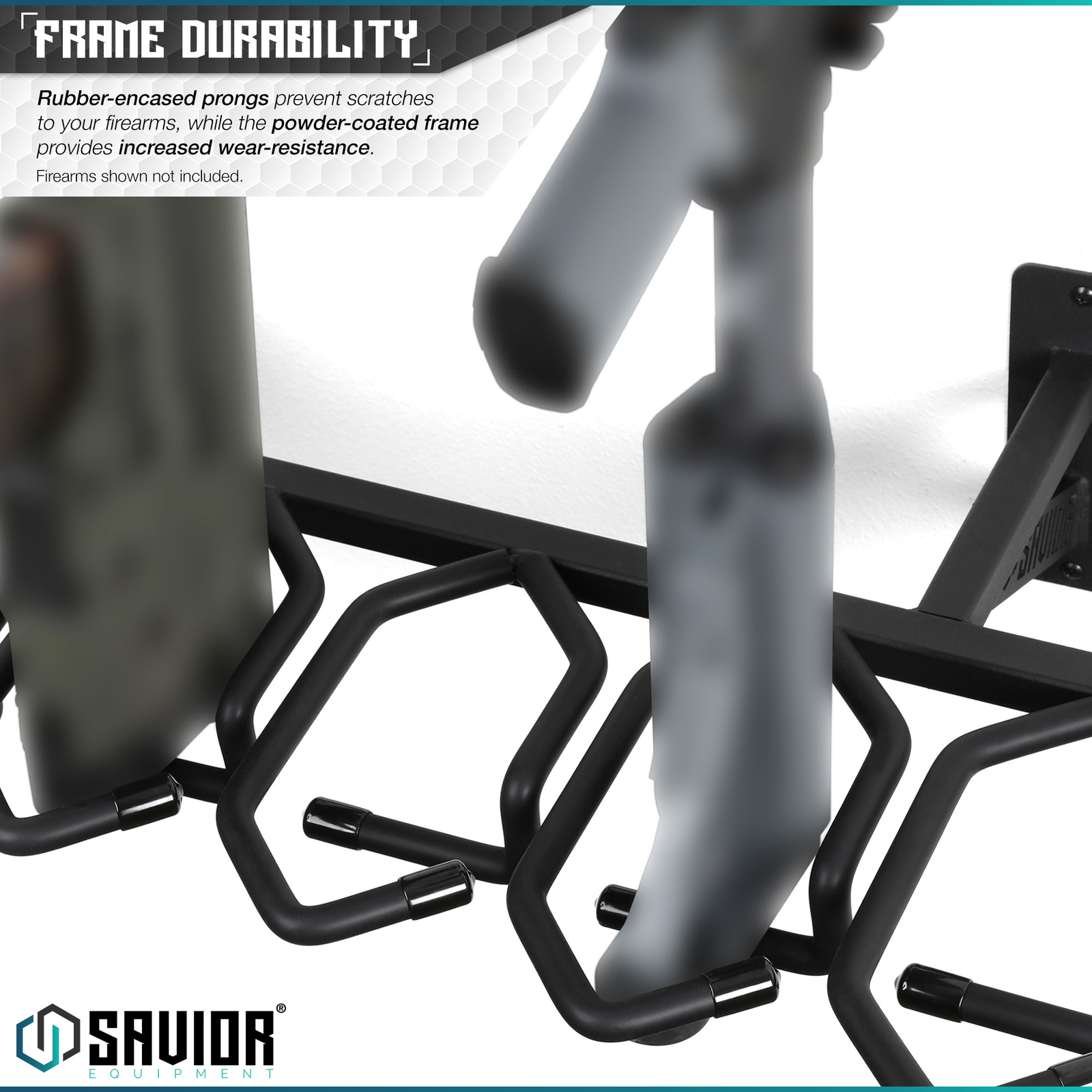 [SAVIOR]6 Gun Rifle Rack Vertical Carbine Hanger Shotgun Hook Wall Mount Display