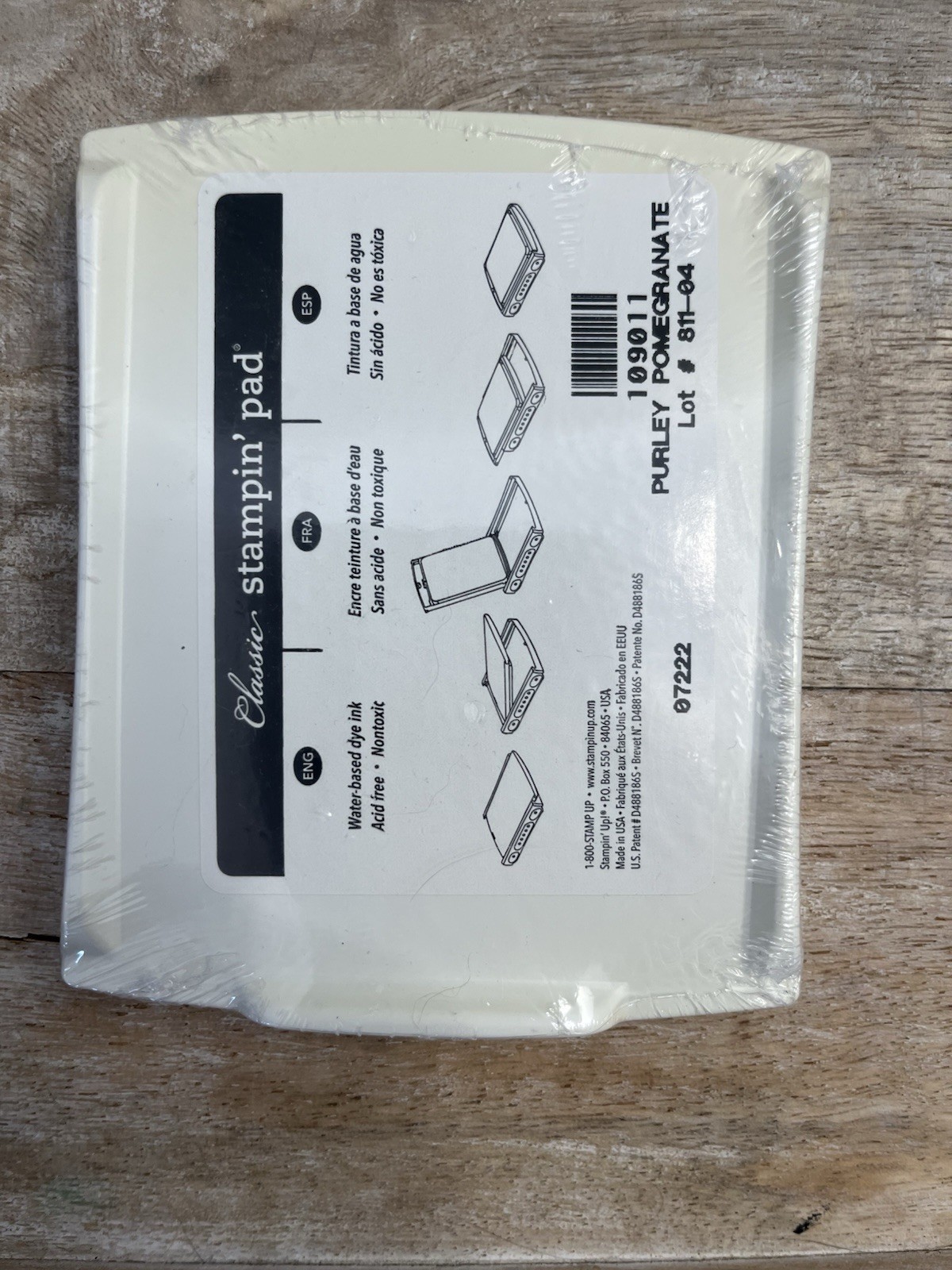 Stampin’ Up! Purely Pomegranate Classic Stampin’ Pad Water-Based Dye Ink New