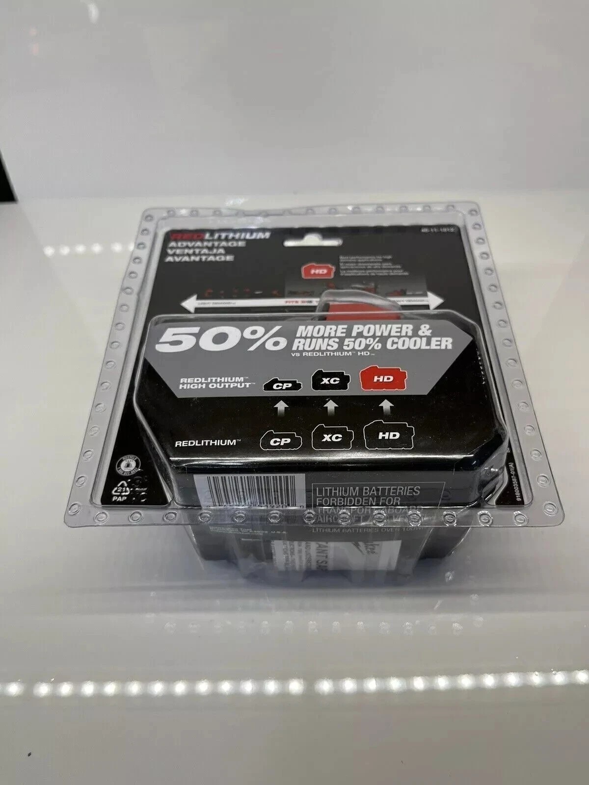 Milwaukee 48-11-1812 M18 RedLithium High Output HD 12.0 Battery Pack New Genuine