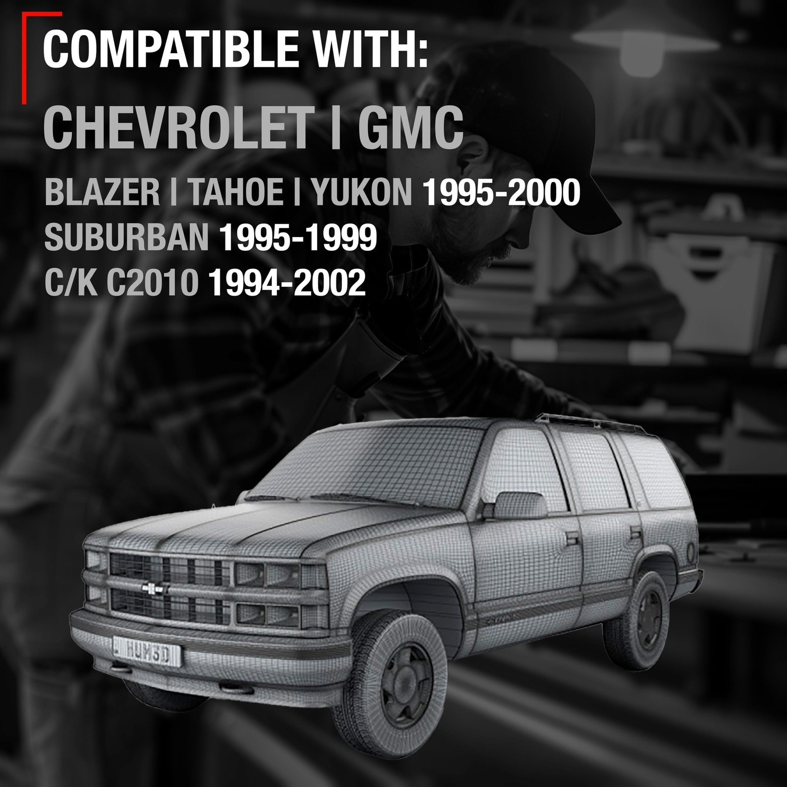 Exterior Door Handle, Driver Side for Chevrolet GMC C&K 1500 2500 3500