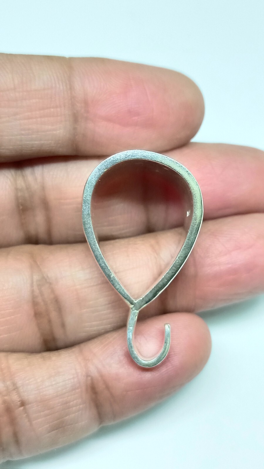 New XXX Huge Thick Solid Open Loop Bail 925 Sterling Silver Findings Repair 35mm