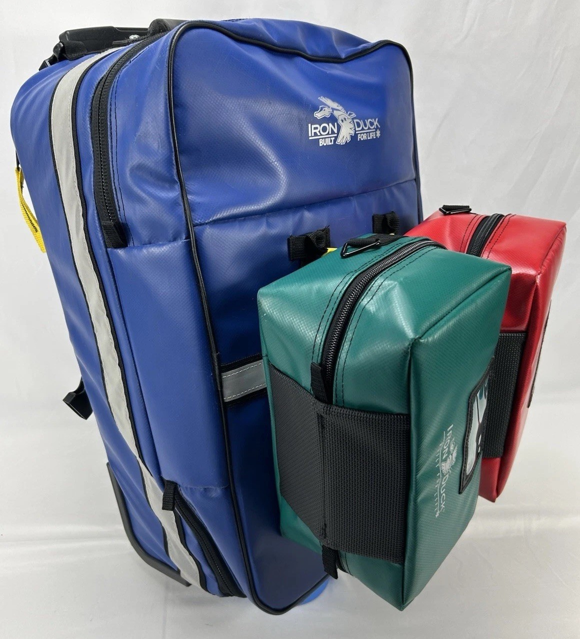 Iron Duck ALS Rolling Backpack!! First Responders EMT/EMS Medical Bag Blue