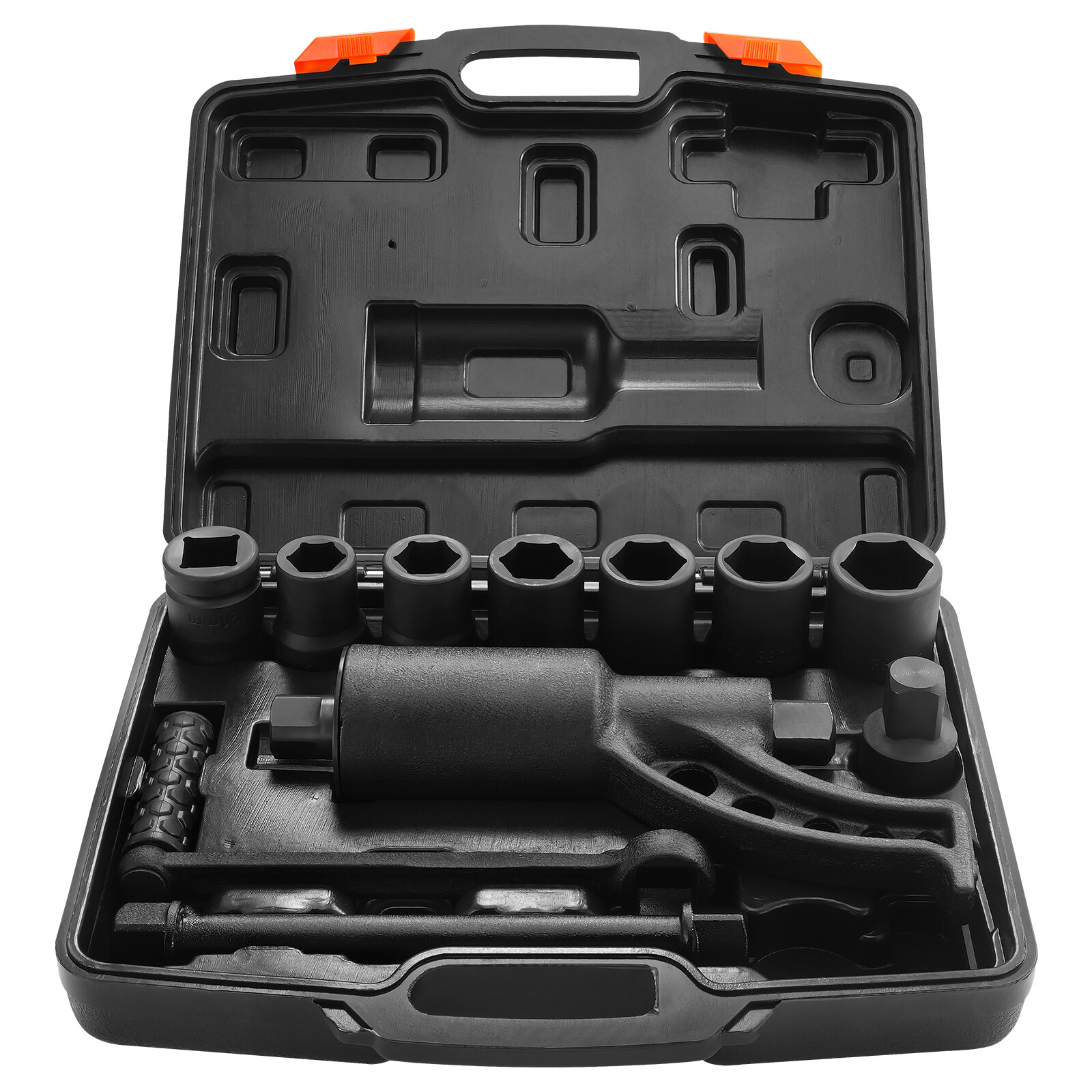 Torque Multiplier Set 1:64 Wrench Lug Nut Labor Saving Lugnuts with 8 Sockets