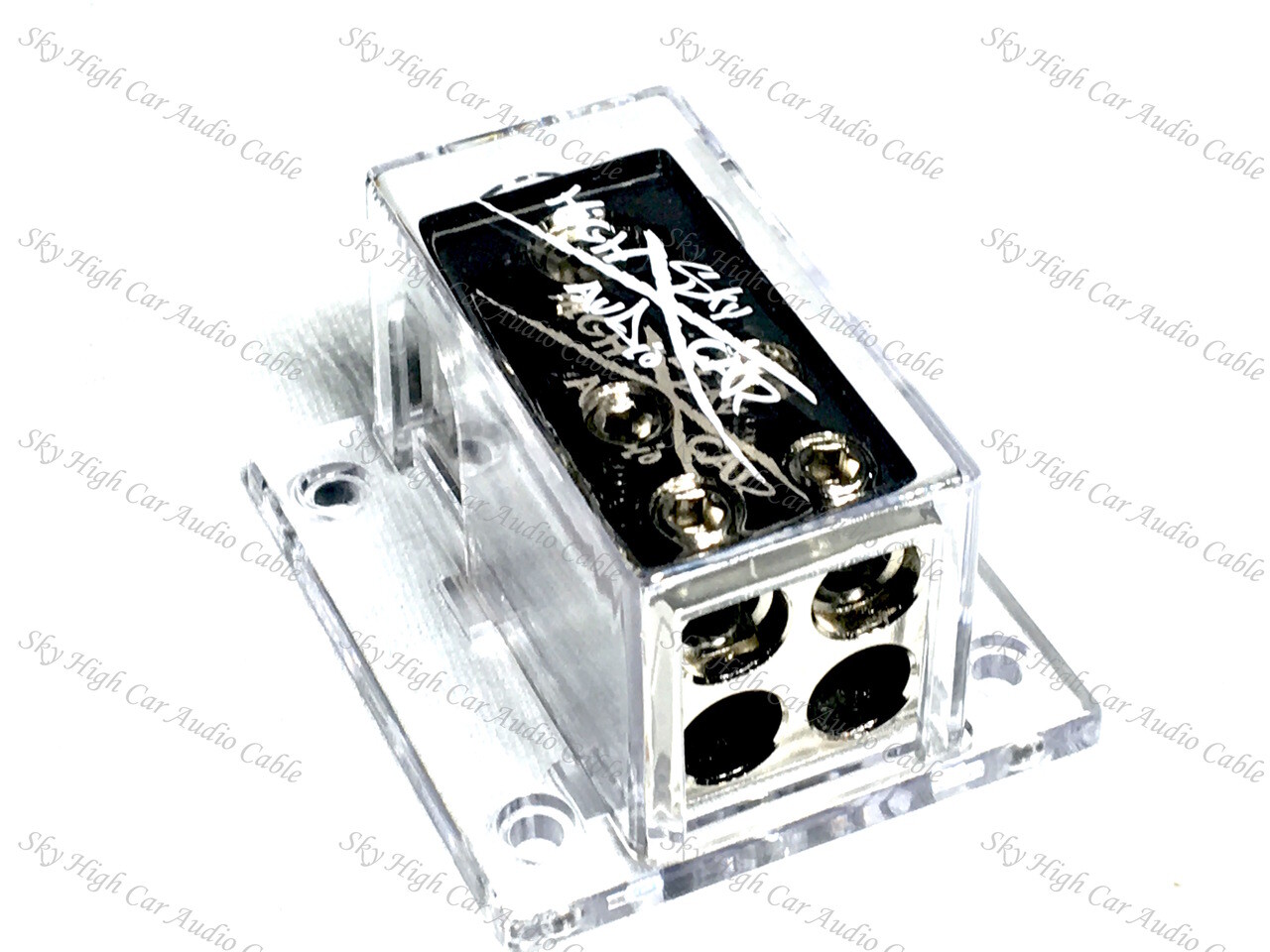 1/0 ga input (4) 4 ga Output Distribution Block Car Audio Distro SHCA-DB-1044