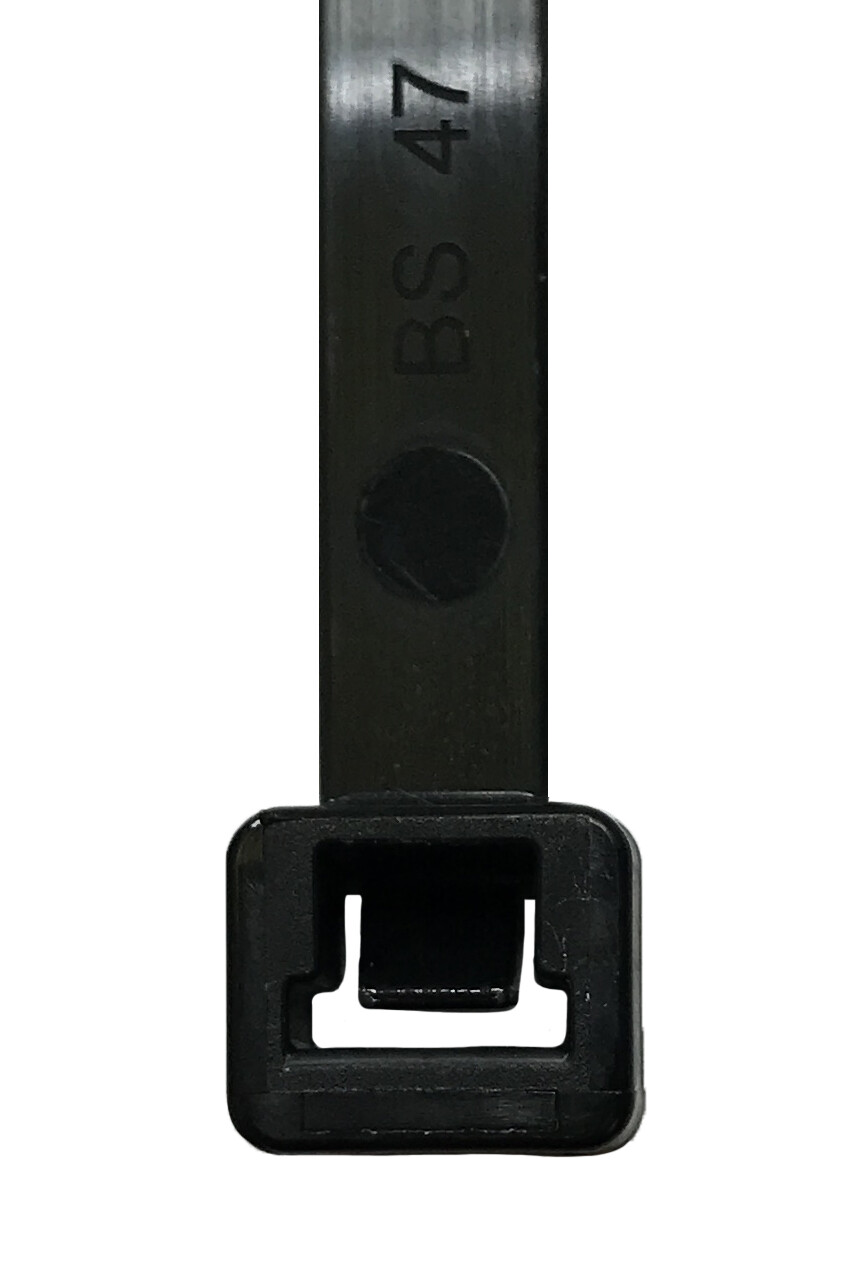 (100) Black 11" Inch Extreme Cold Weather Nylon Cable Wire Wrap Zip Ties 50 LBS