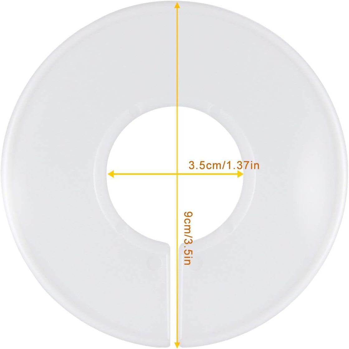 20 Pack Clothing Rack Size Dividers, Wardrobe round Hangers Label Closet Divider