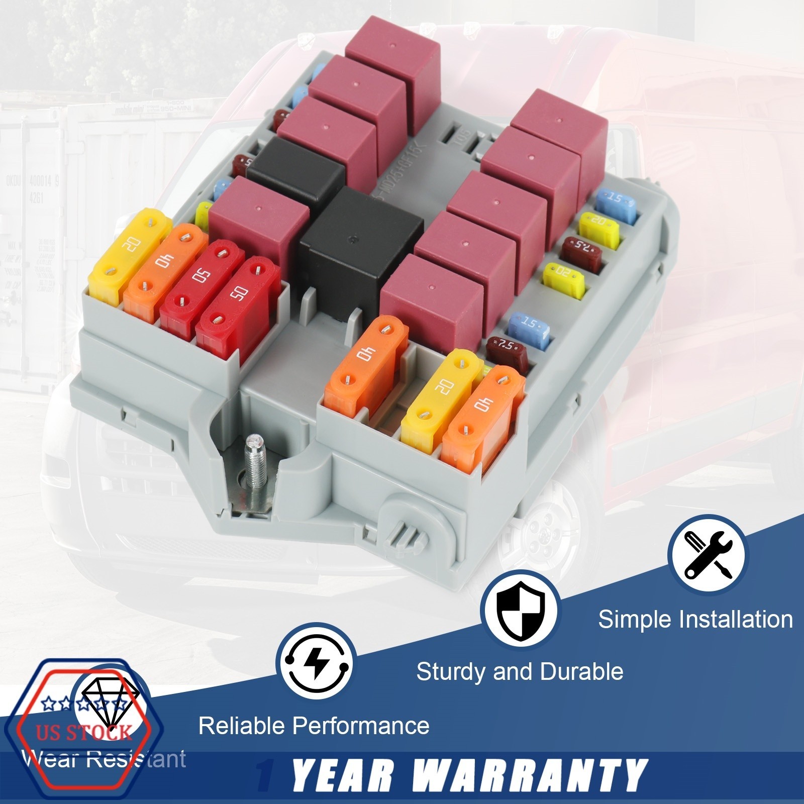 Power Distribution Center 68305538AB Intelligent For Ram ProMaster 1500 2500