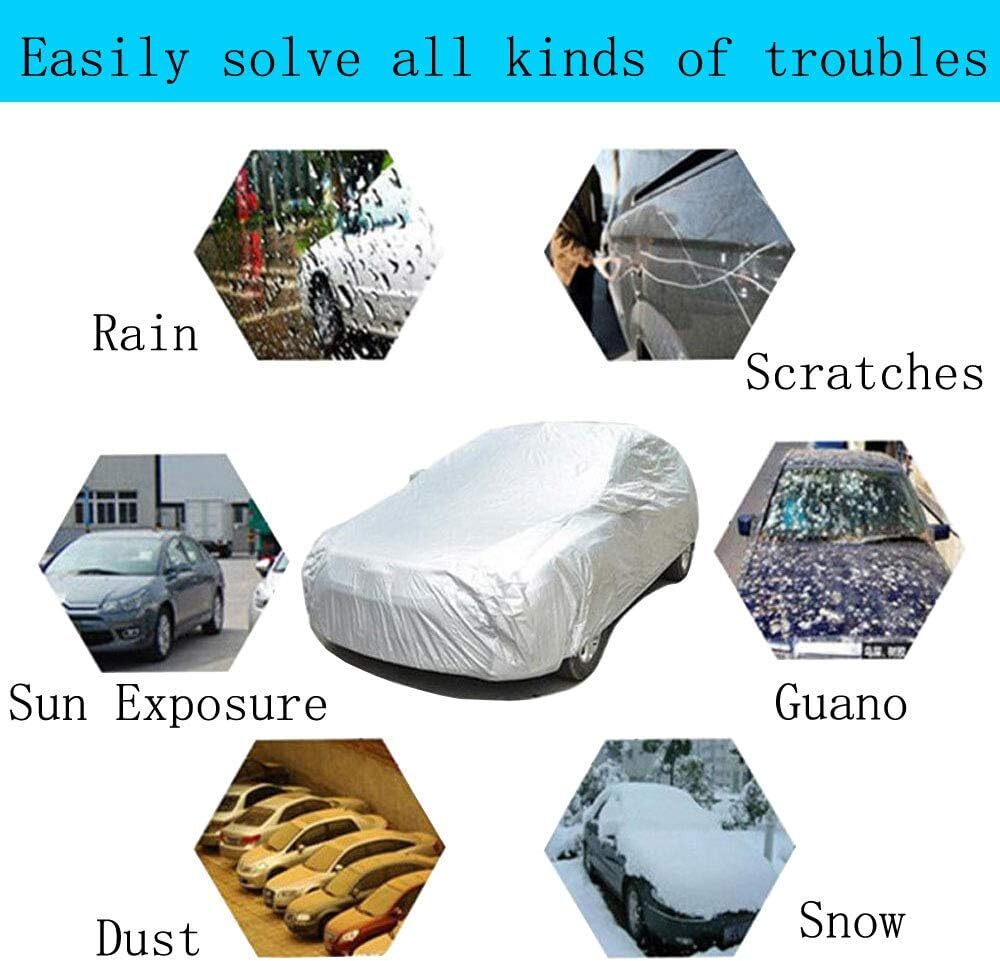 XXL Waterproof Full Car SUV Cover Protection Outdoor UV Snow Dust Rain Resistant