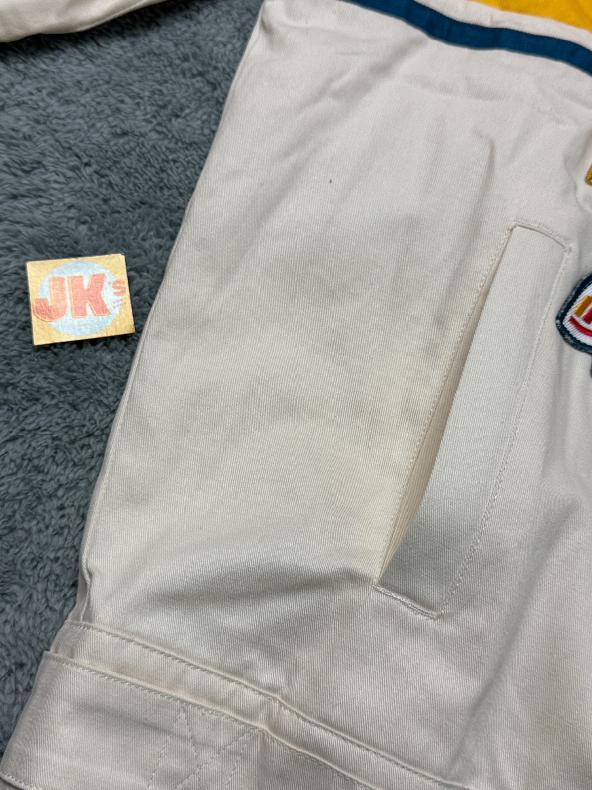 NEW Walt Disney World Racing Jacket Adult Large Racer Embroidered Patches Zip