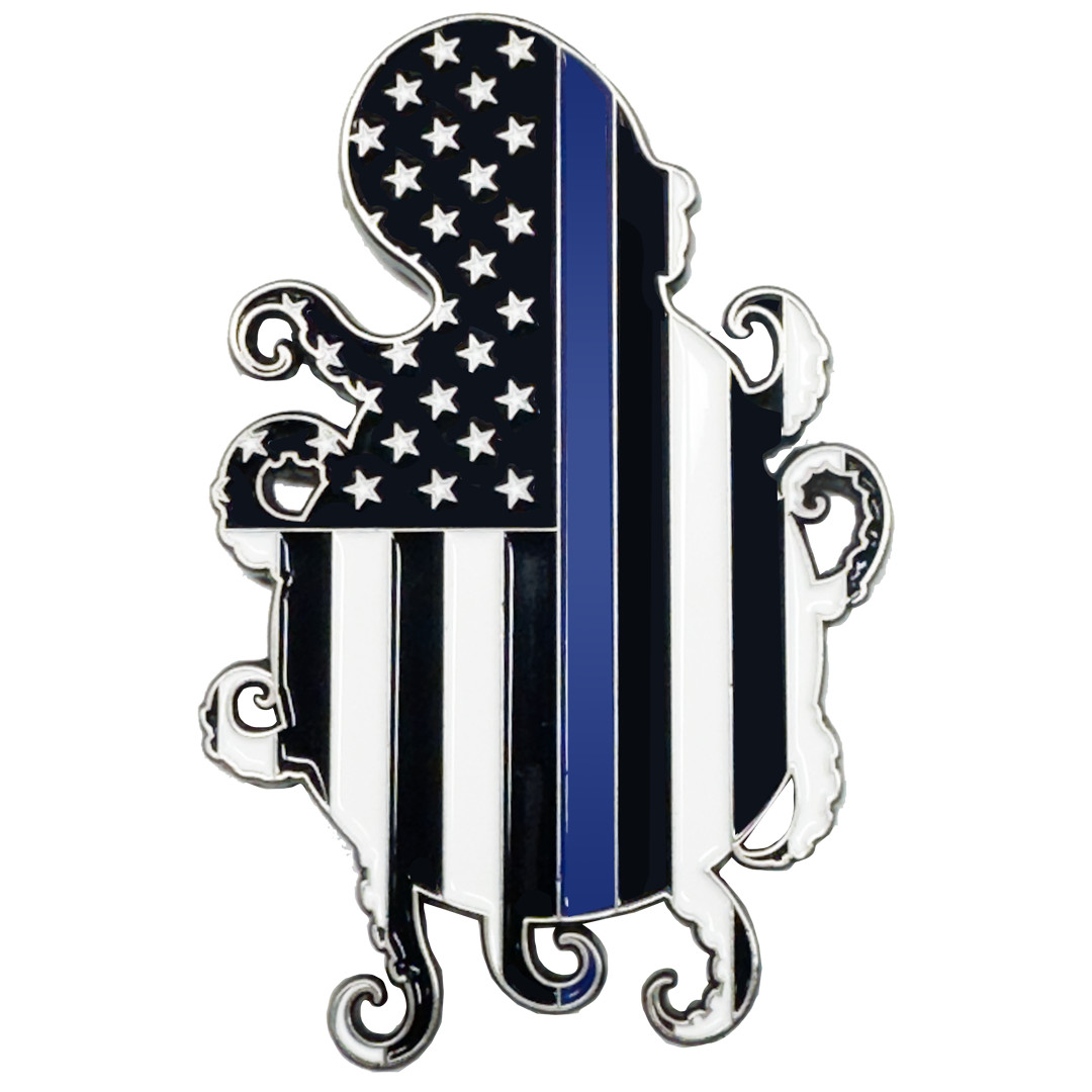 EL19-1 ICE Challenge Coin ERO DRO HSI Agent Octopus Alligator Alcatraz