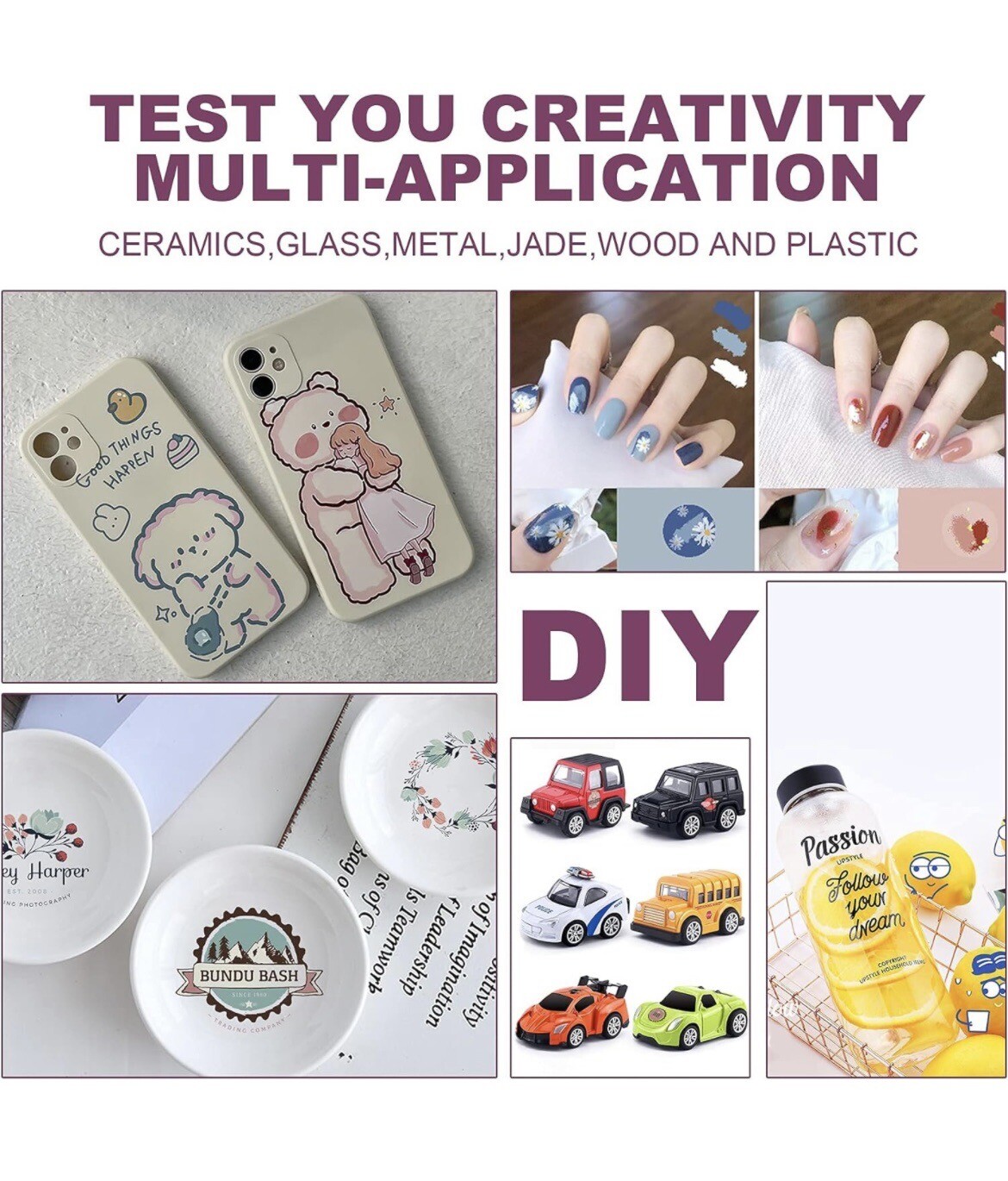 Waterslide Decal Paper Inkjet CLEAR 20 Sheets 8.5x11 Water Slide Transfer Paper