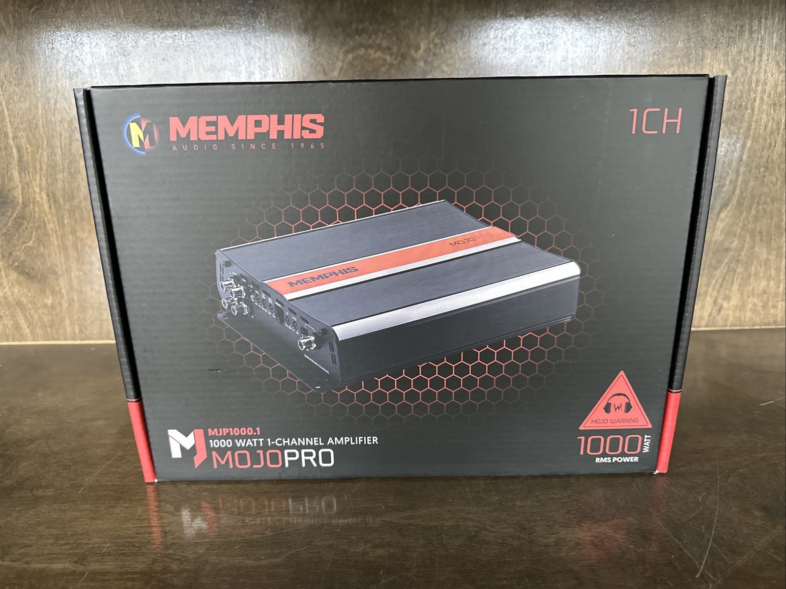 Memphis Audio MJP1000.1 Monoblock Subwoofer Amp 1000W RMS x1 at 1-Ohm MOJO Power