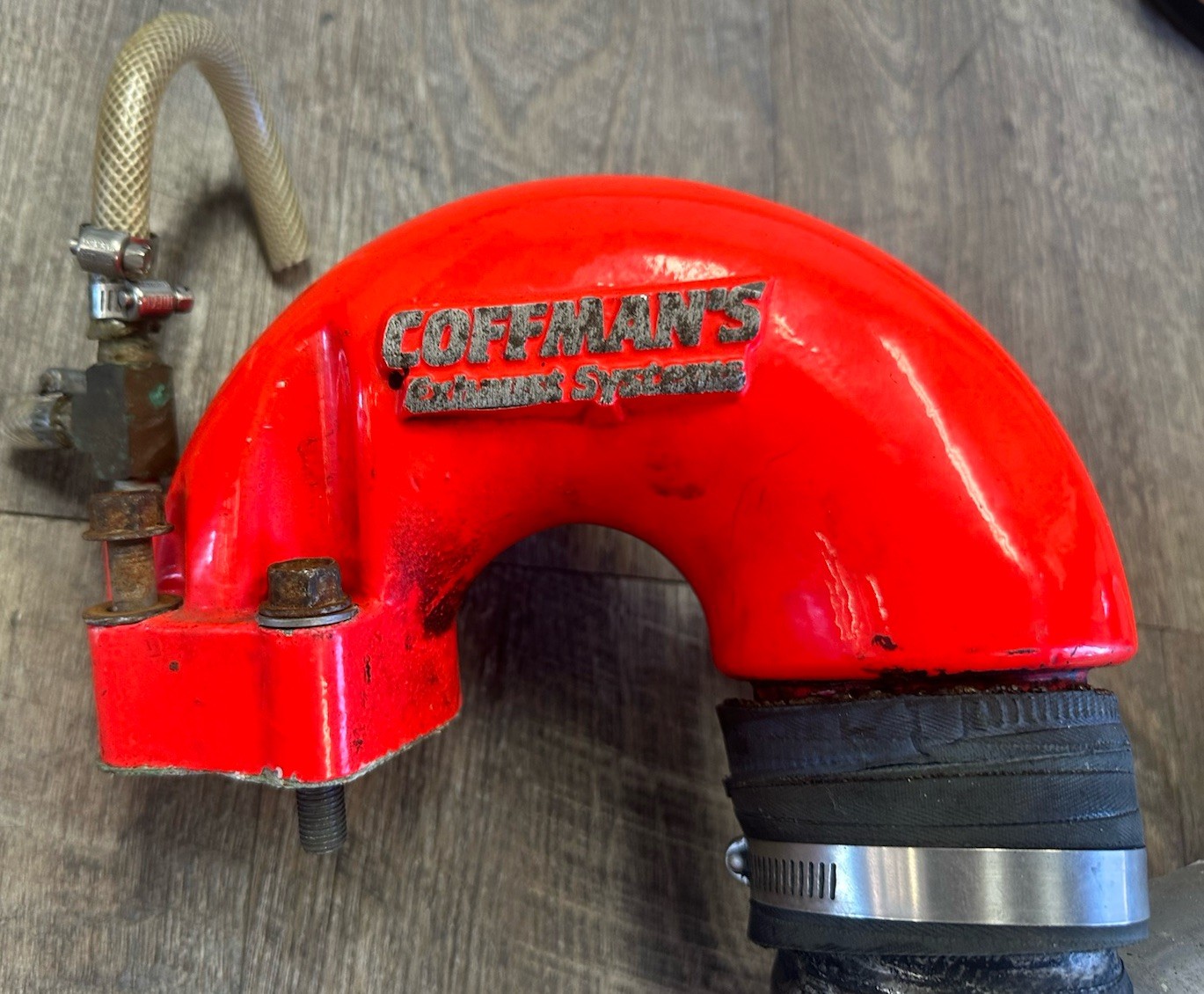 Kawasaki 650 SC, TS Coffman exhaust pipe muffler manifold