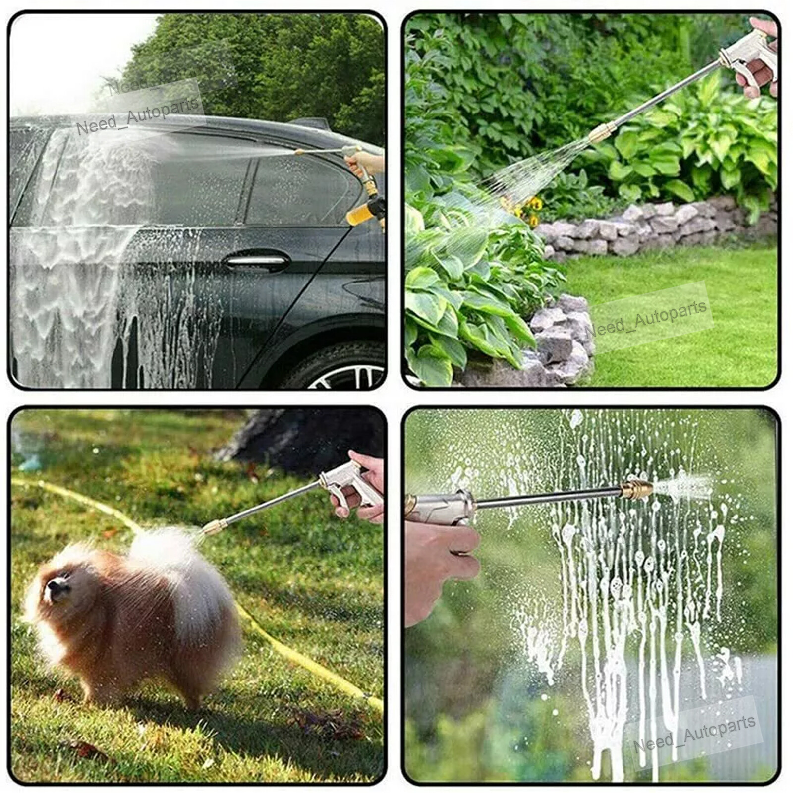 Car Snow Foam Washer Gun High Pressure Garden Wash Cleaning Soap Bottle Sprayer