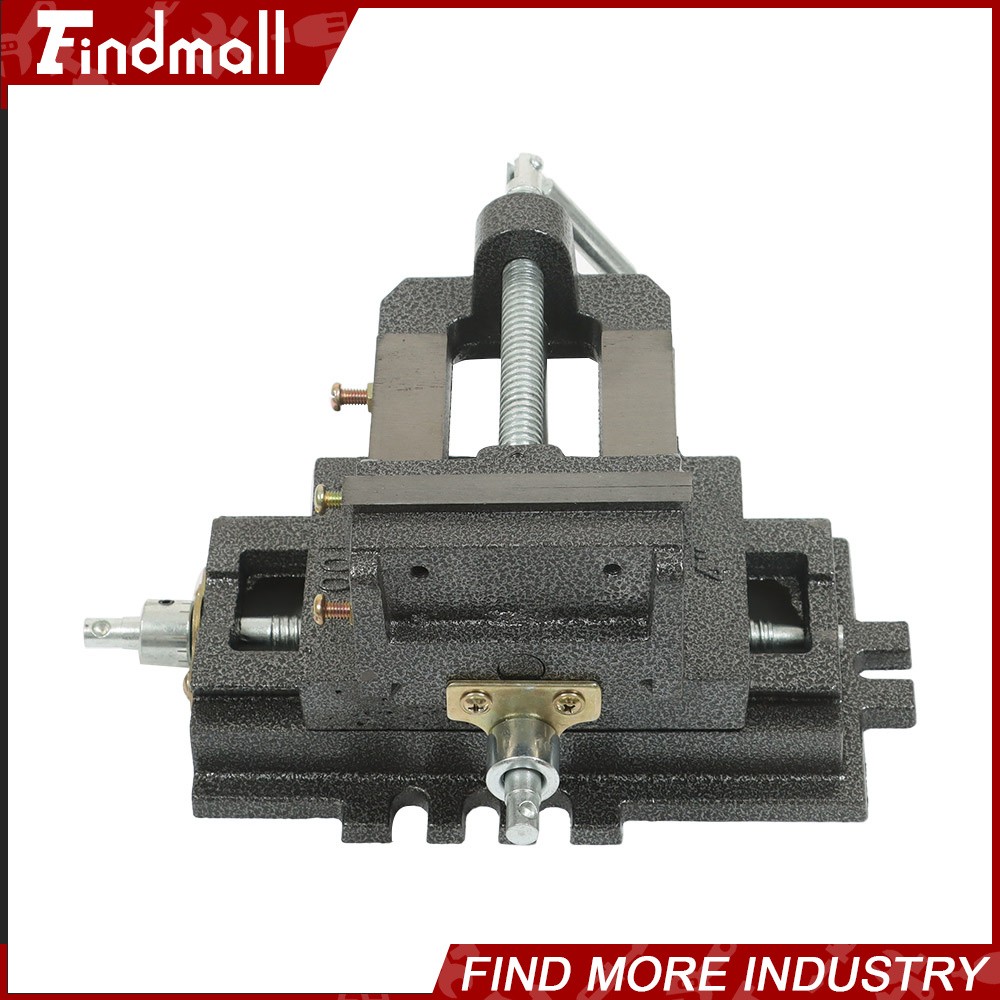 Findmall 4In Cross Drill Press Vise X-Y Clamp Machine Slide Metal Milling 2 Way