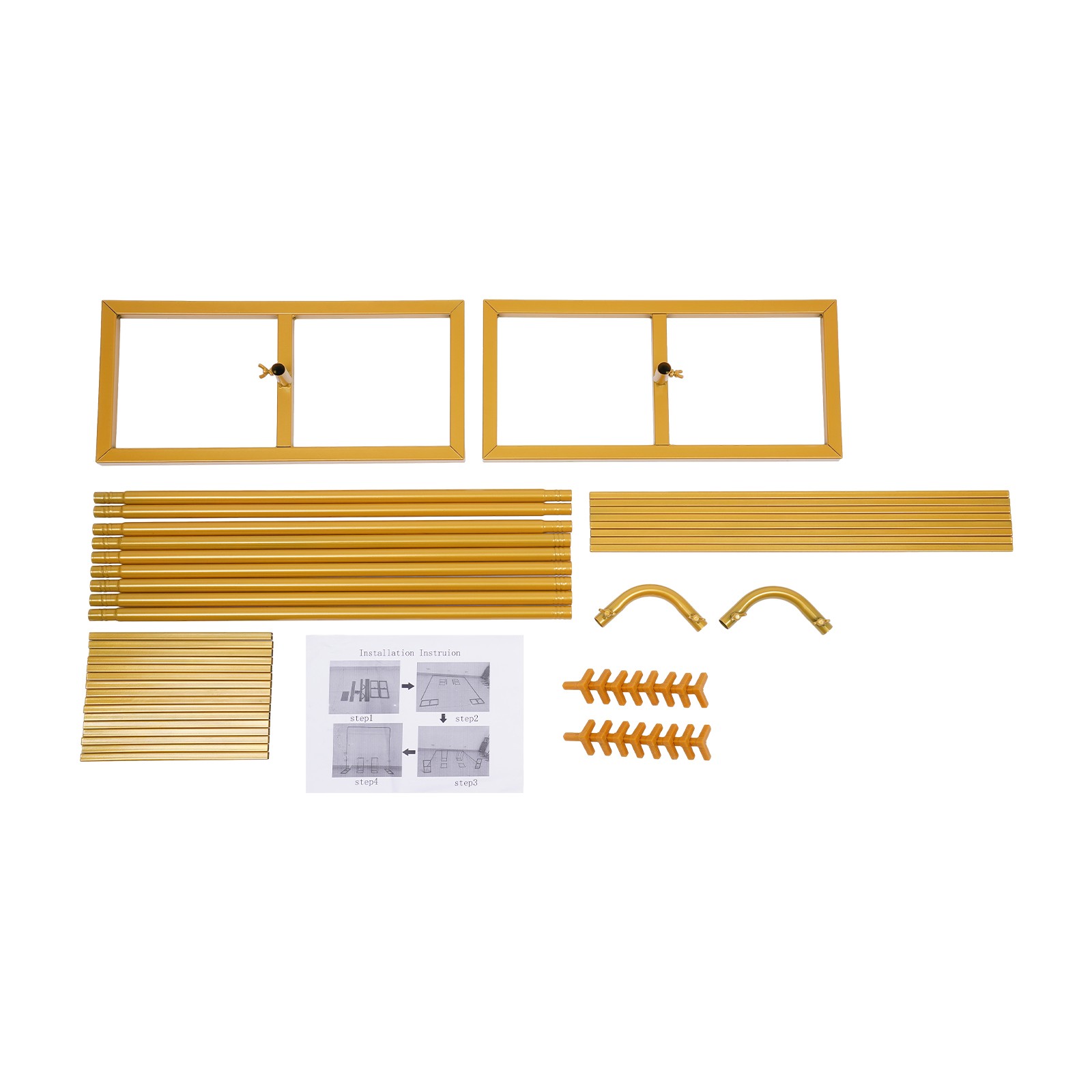 Gold Metal Wedding Stand Balloon Stand with Flower Stands Background Decoration