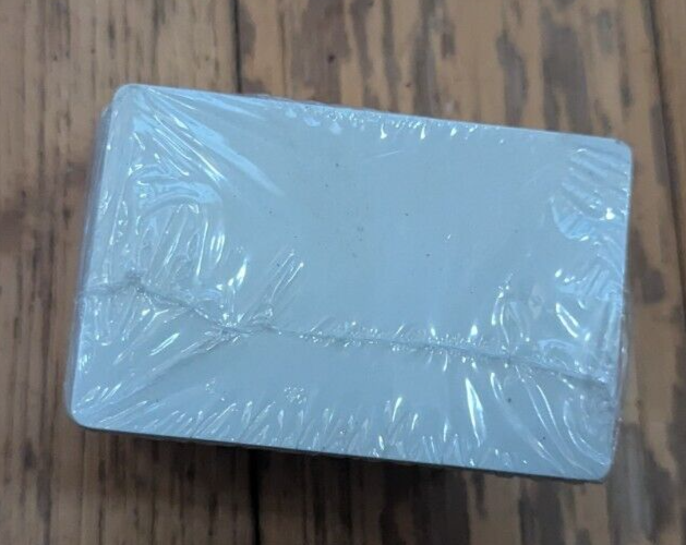 Magnetic Stripe Blank PVC Cards - 100 pack