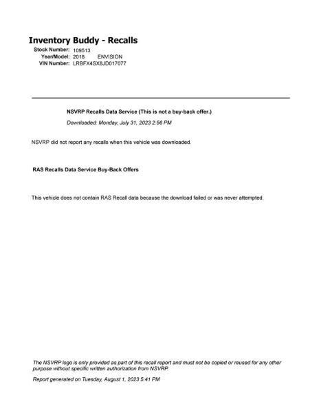 Camera/Projector Camera Front With Automatic Park Fits 17-20 ENVISION 10264425