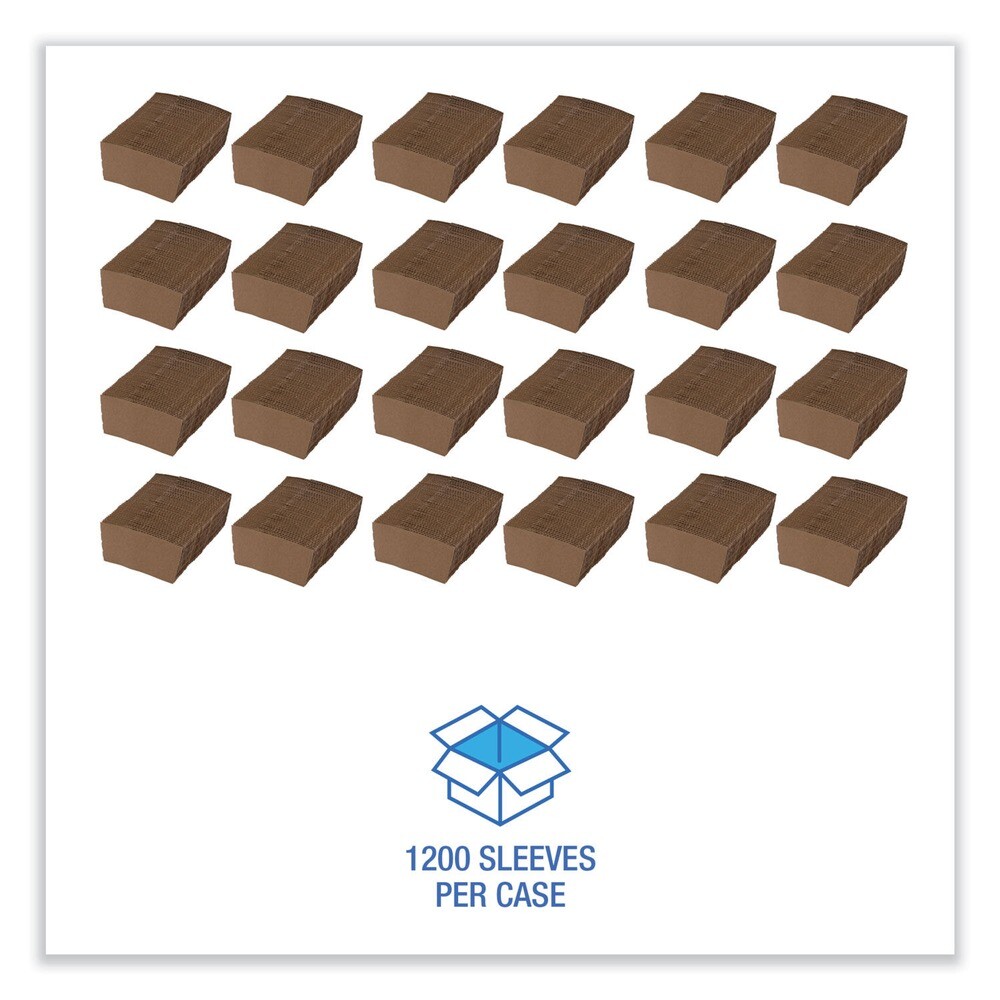 Boardwalk 1020SLEEVE 10 - 20 oz. Hot Cup Sleeves (1200/Carton) New