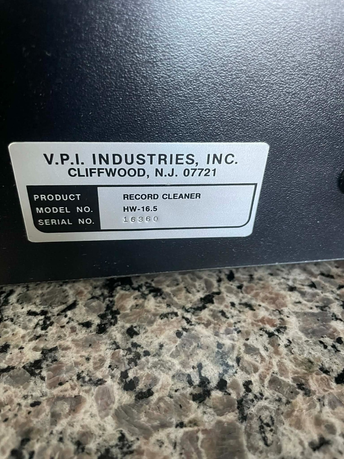 VPI HW-16.5 Record Cleaning Machine (Excellent Condition)