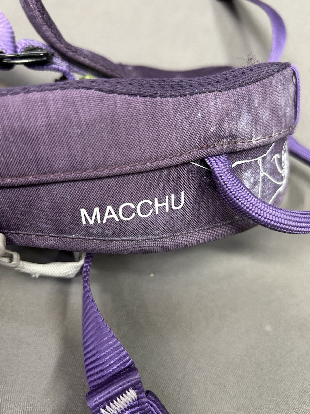 PETZL MACCHU Kids Climbing Adjustable Seat Harness Purple