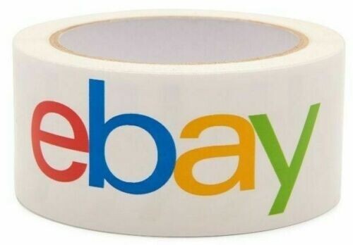 1 Roll 2" x 75 yds Official eBay Branded Packaging Packing Package Carton Tape