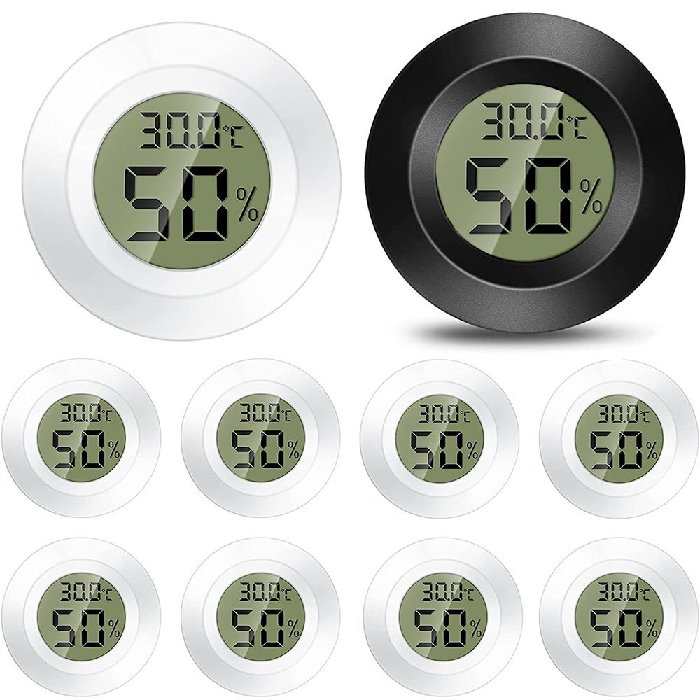 5/10/15/20 Pcs Mini Hygrometer Thermometer Digital Humidity Temperature Gauge