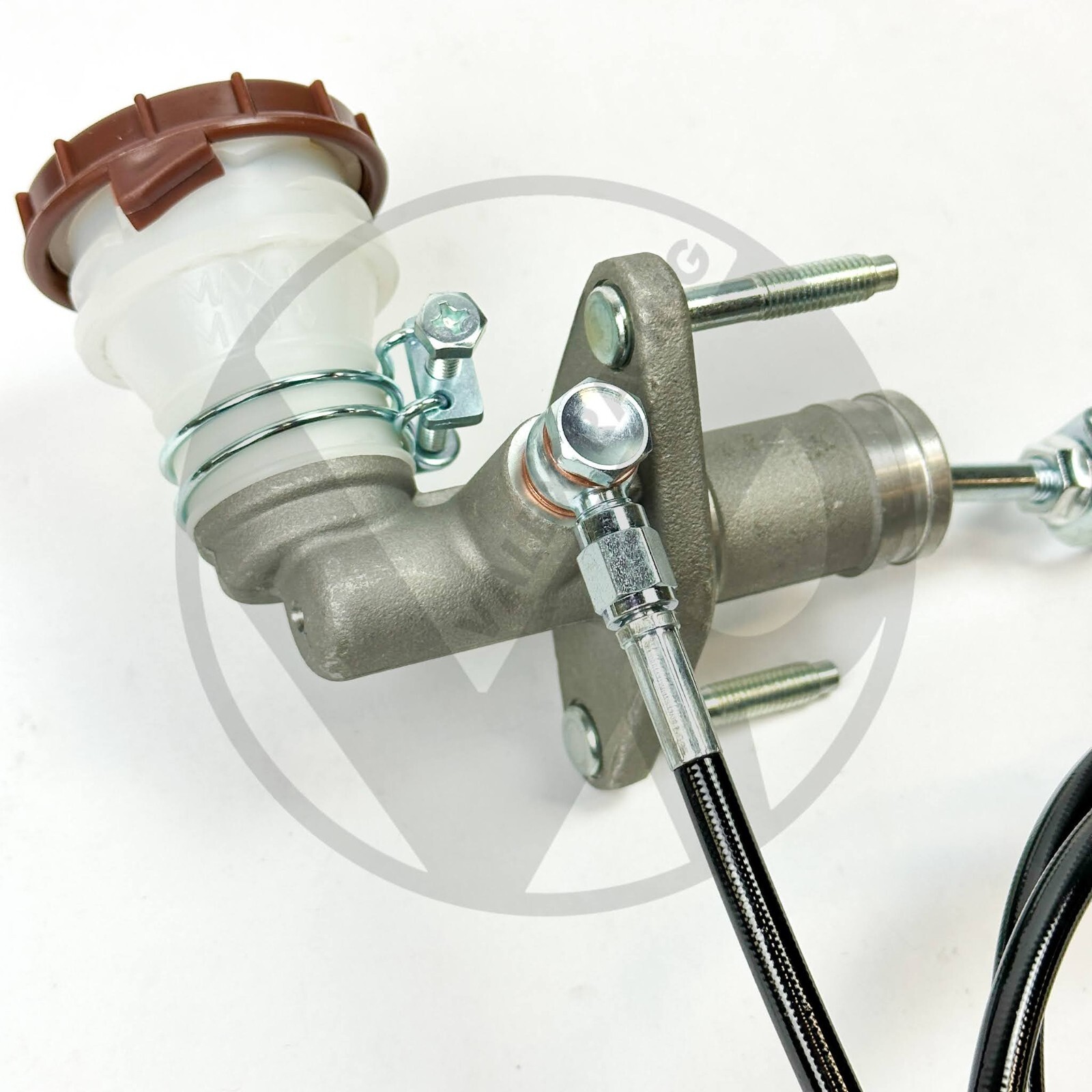 S2000 Style Clutch Master Cylinder/Slave/Black Clutch Line Kit for K Swap K20/4