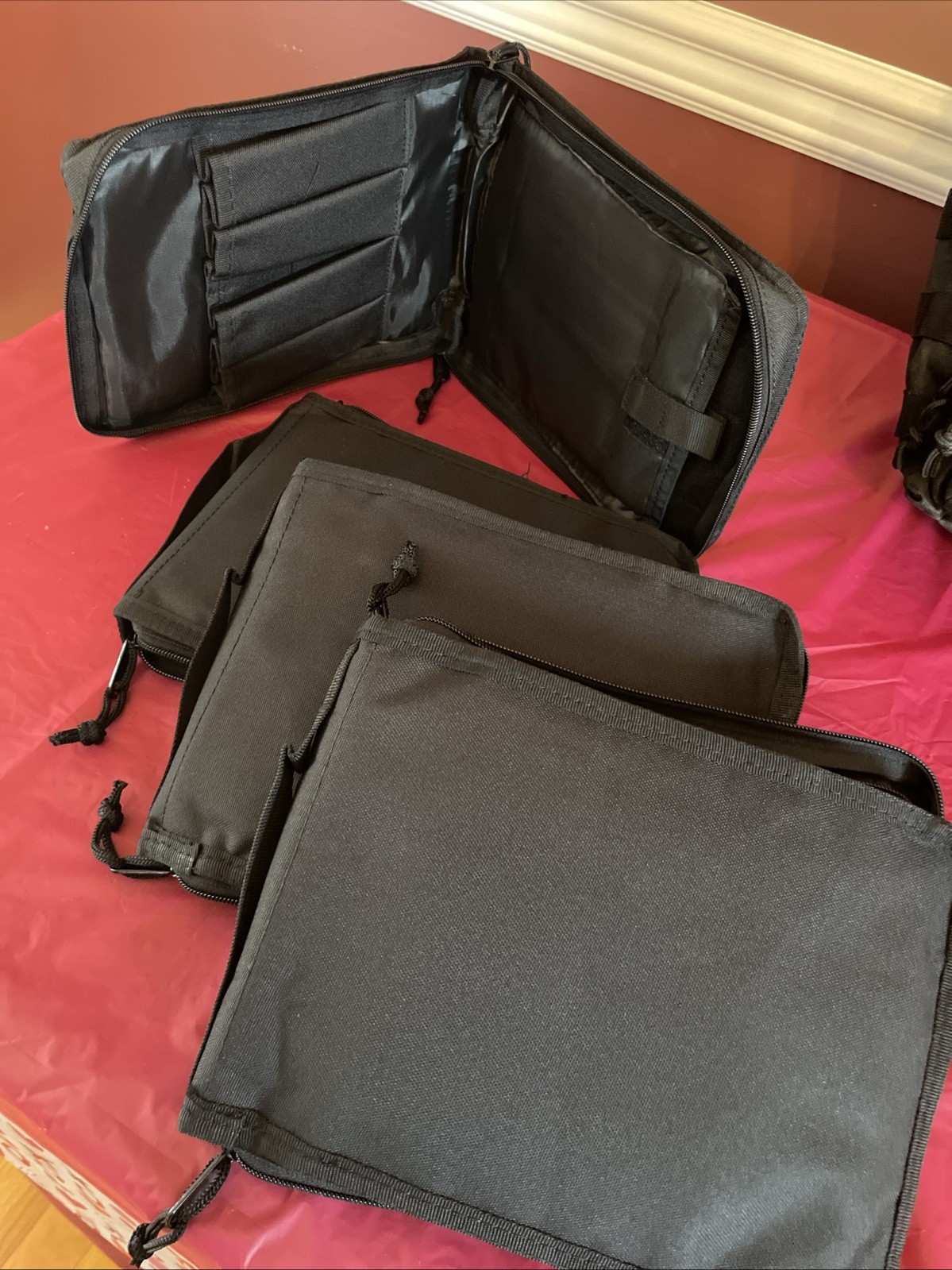 NWT Tactical Range Backpack Removable Divider Gun Cases Bag 4 Pistol Carrying