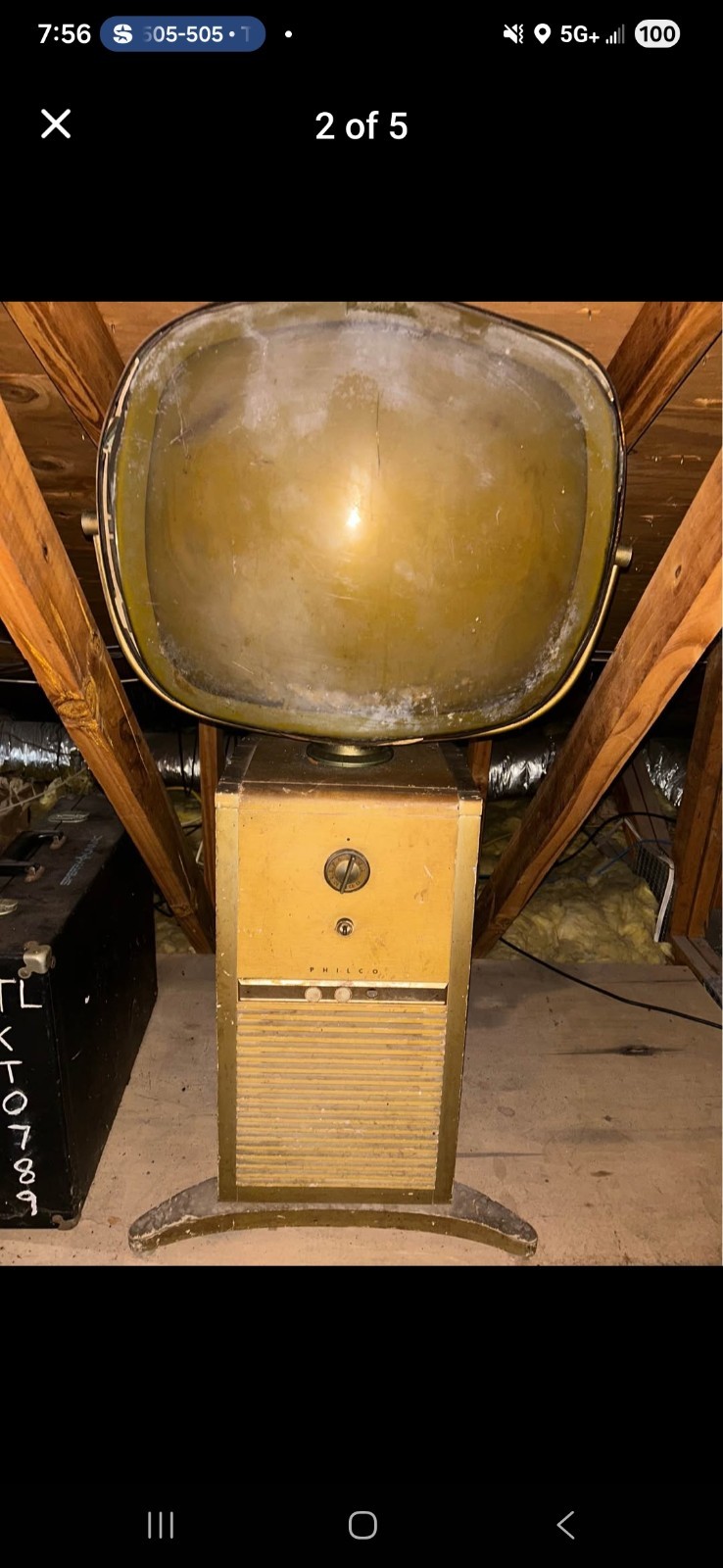 VINTAGE PHILCO PREDICTA TV KNOB CHANNEL SELECTOR CONT