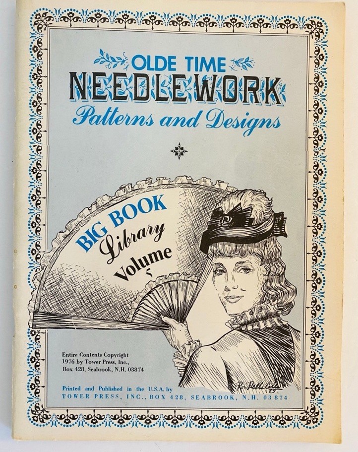 Old Time Needlework Patterns & Designs Vintage 1976 Big Book Library Volume 3