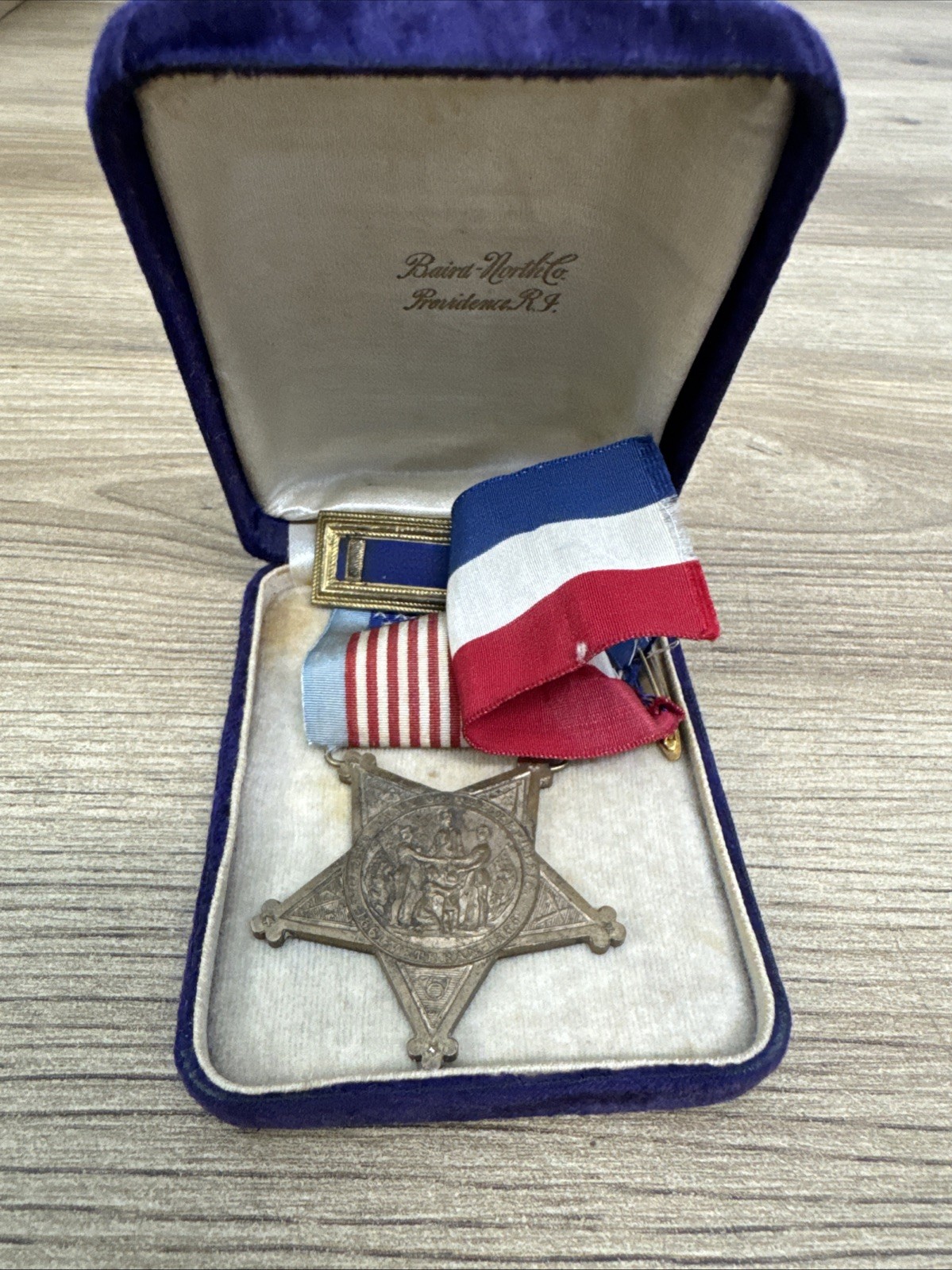 Spanish American War Veterans Medal USWV w Original Baird-North Box