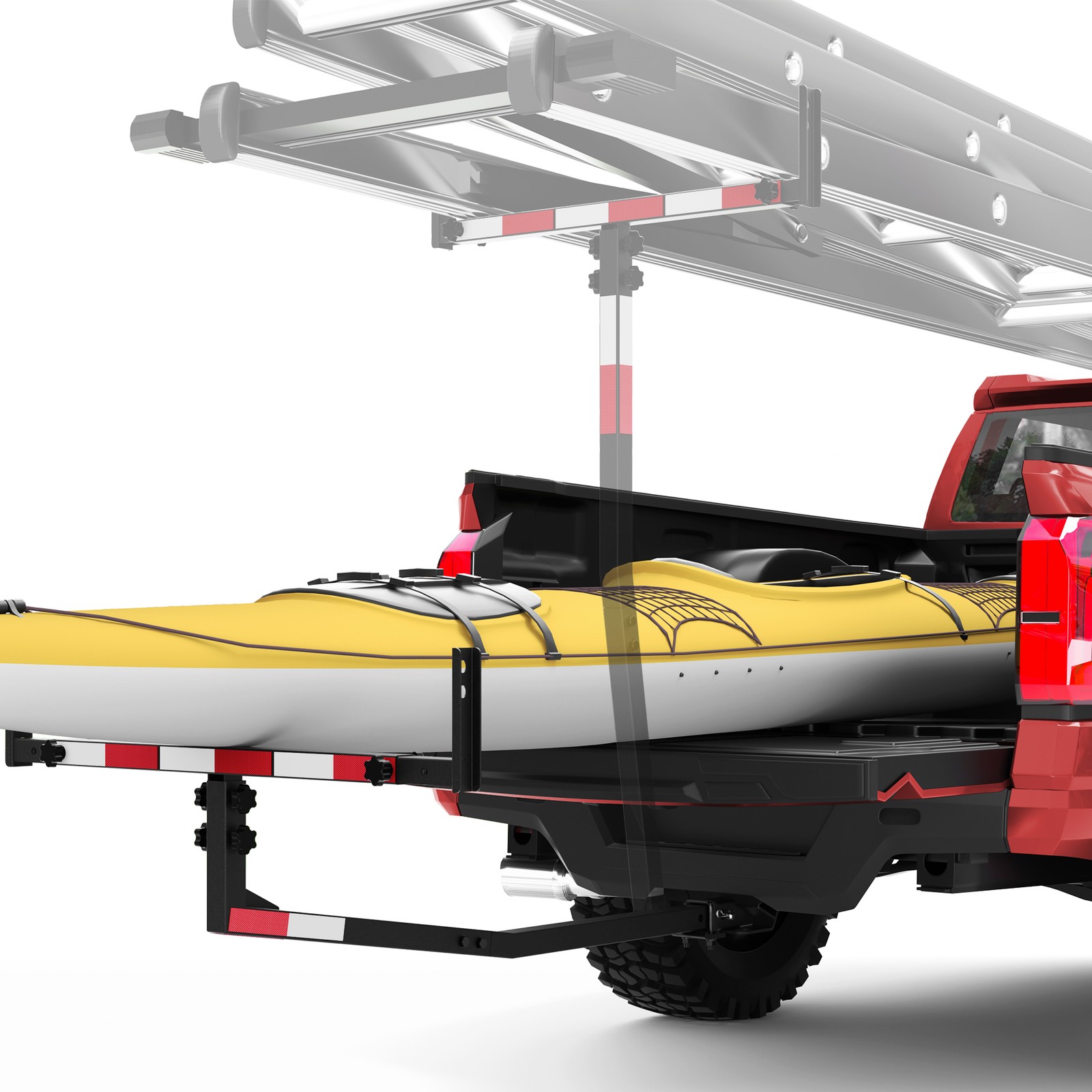 2-inch Trailer Hitch Load Distributor Truck Trailer Hitch Ladder Rack Tailgate