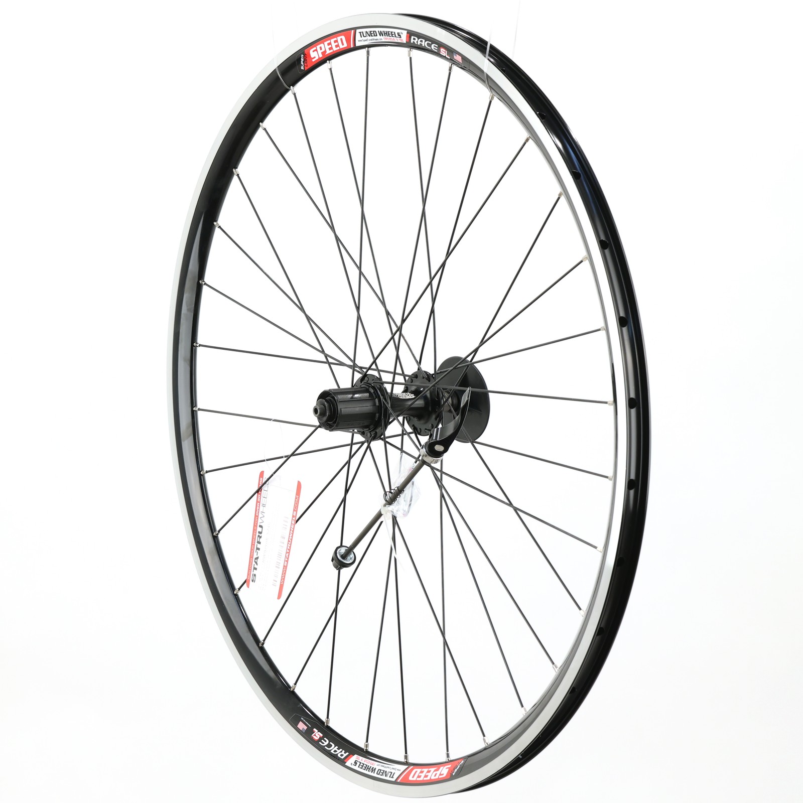 Sta-Tru 700c Double-Wall Aero Alloy Road Wheel, Shimano HG, Rim Brake, QR