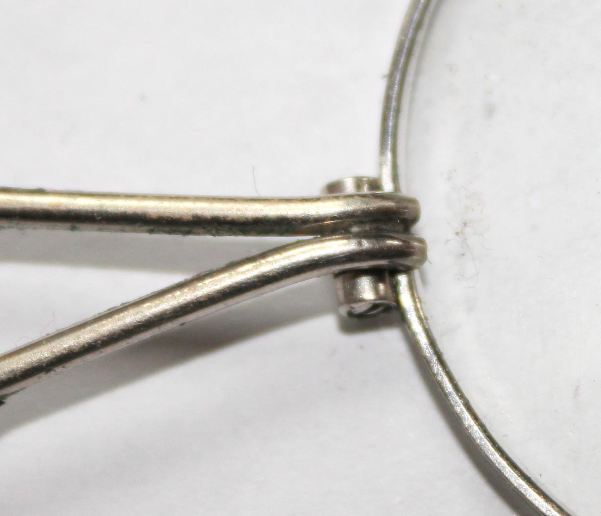 c.1920s Bausch & Lomb Folding Pocket Magnifier with Original Marked B&L Case