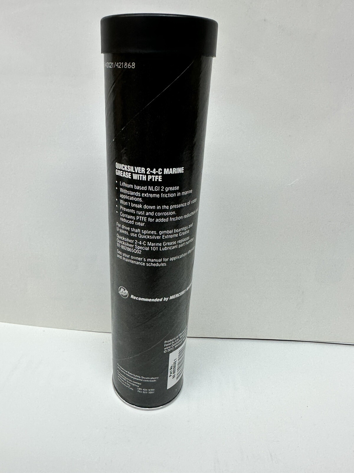 Mercury Quicksilver Marine Grease 2-4-C with PTFE, 4 - 14oz tubes case