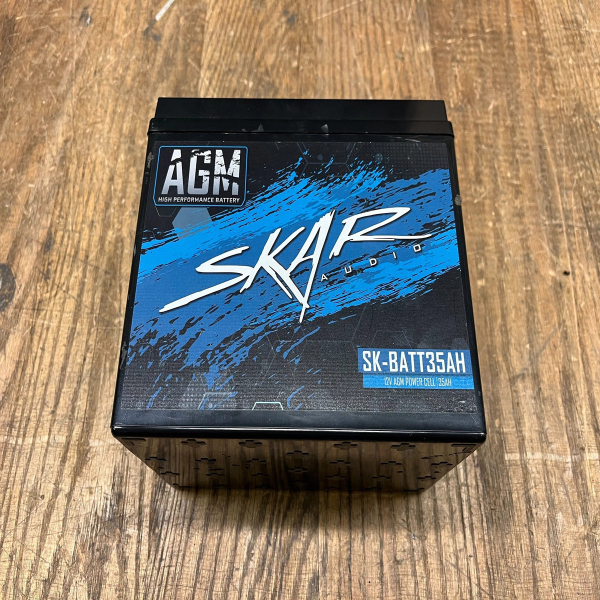 USED SKAR AUDIO 12V 35Ah AGM HIGH PERFORMANCE CAR AUDIO BATTERY | SK-BATT35AH