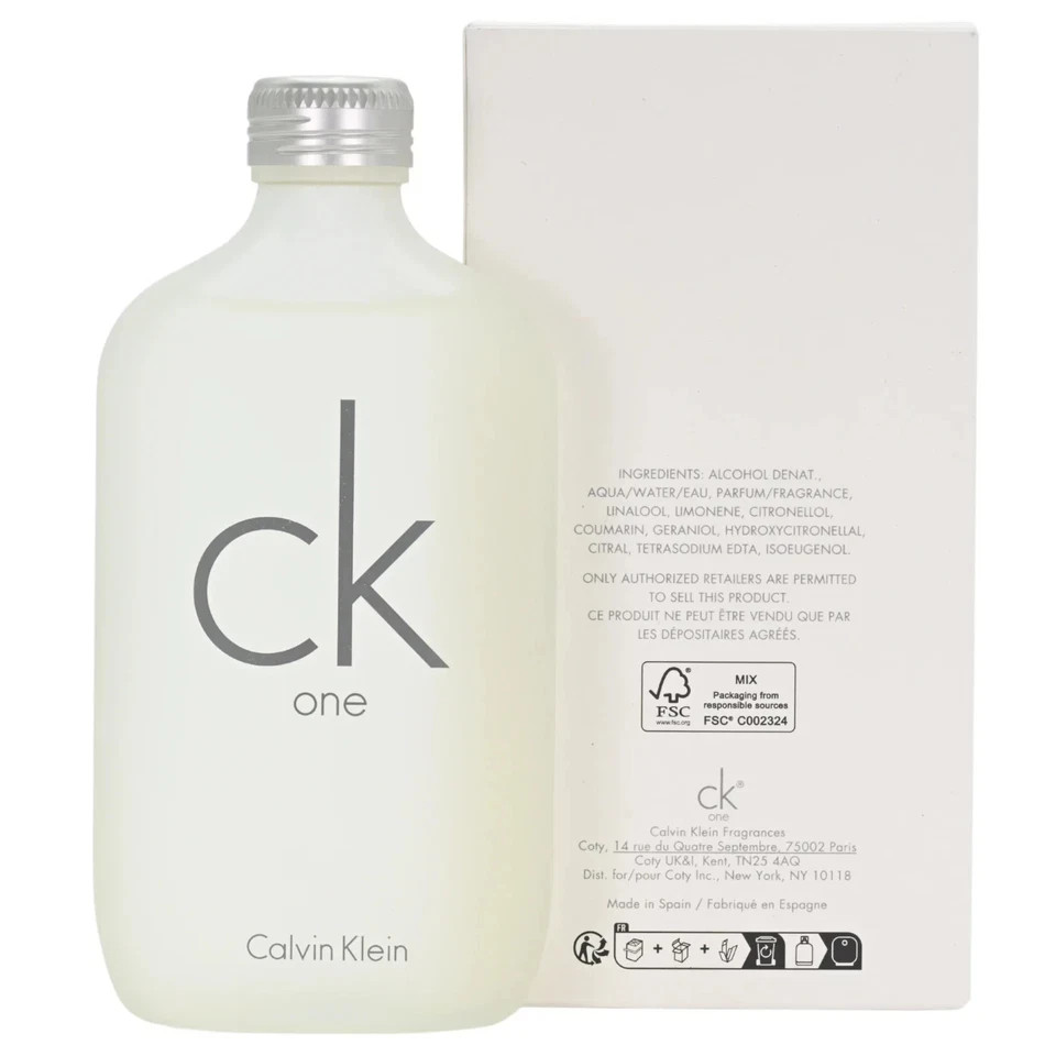 CK ONE by Calvin Klein EDT unisex 6.7 oz / 6.8 oz New in Box