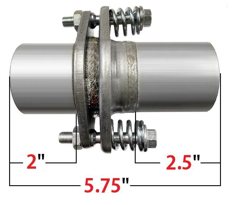 Exhaust Spherical Joint Repair Flange Spring Bolt Kit 2"