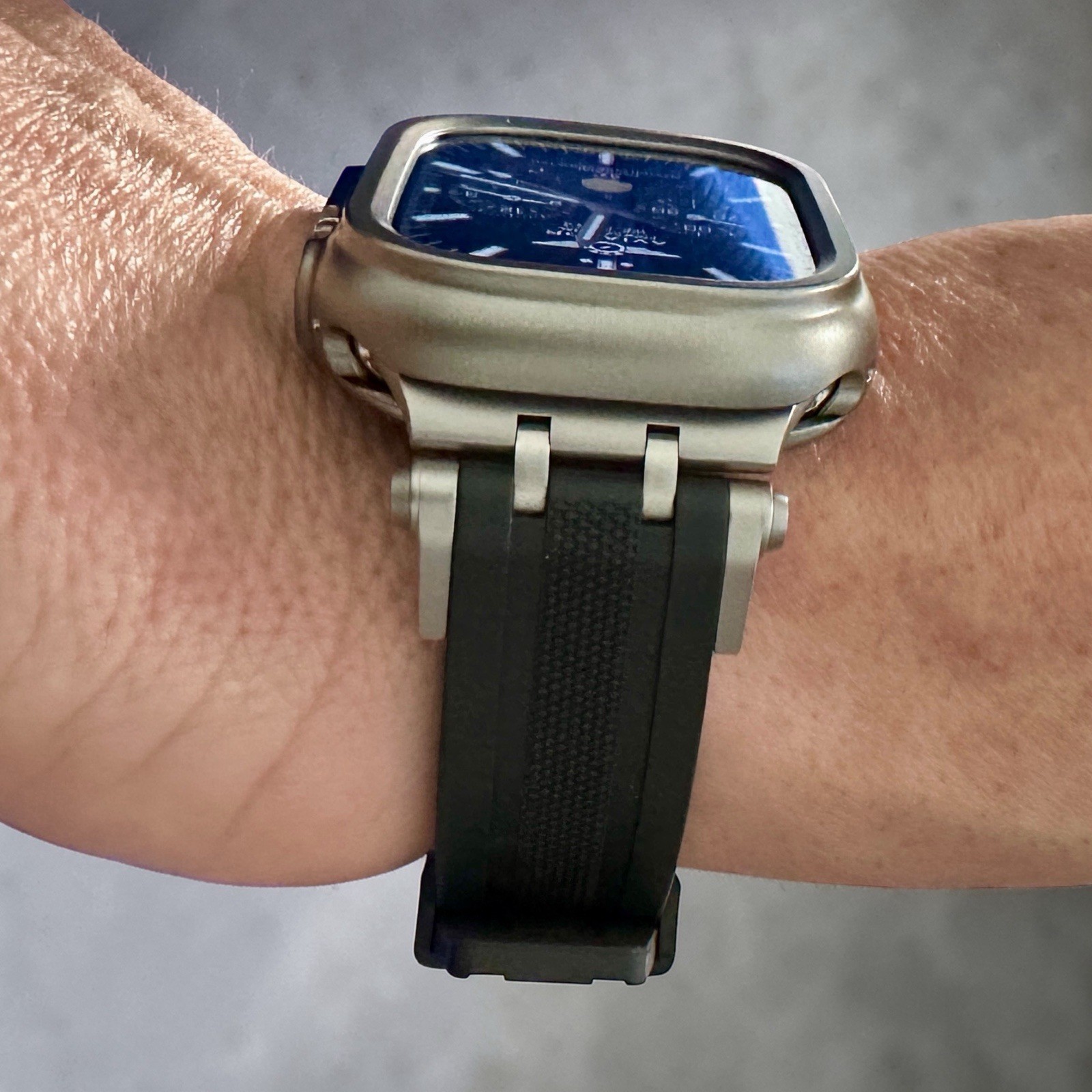 Titanium Sentinel Ultra Elite Mod Kit Apple Watch Ultra 49mm Case + B.Fly Clasp