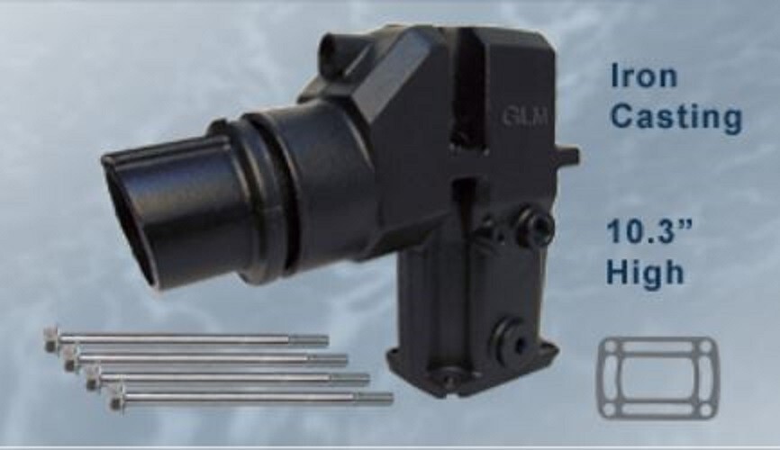 VOLVO PENTA EXHAUST RISER ELBOW 10.3 INCHES HEIGHT 2007-PRESENT 4.3L 5.0L 5.7L