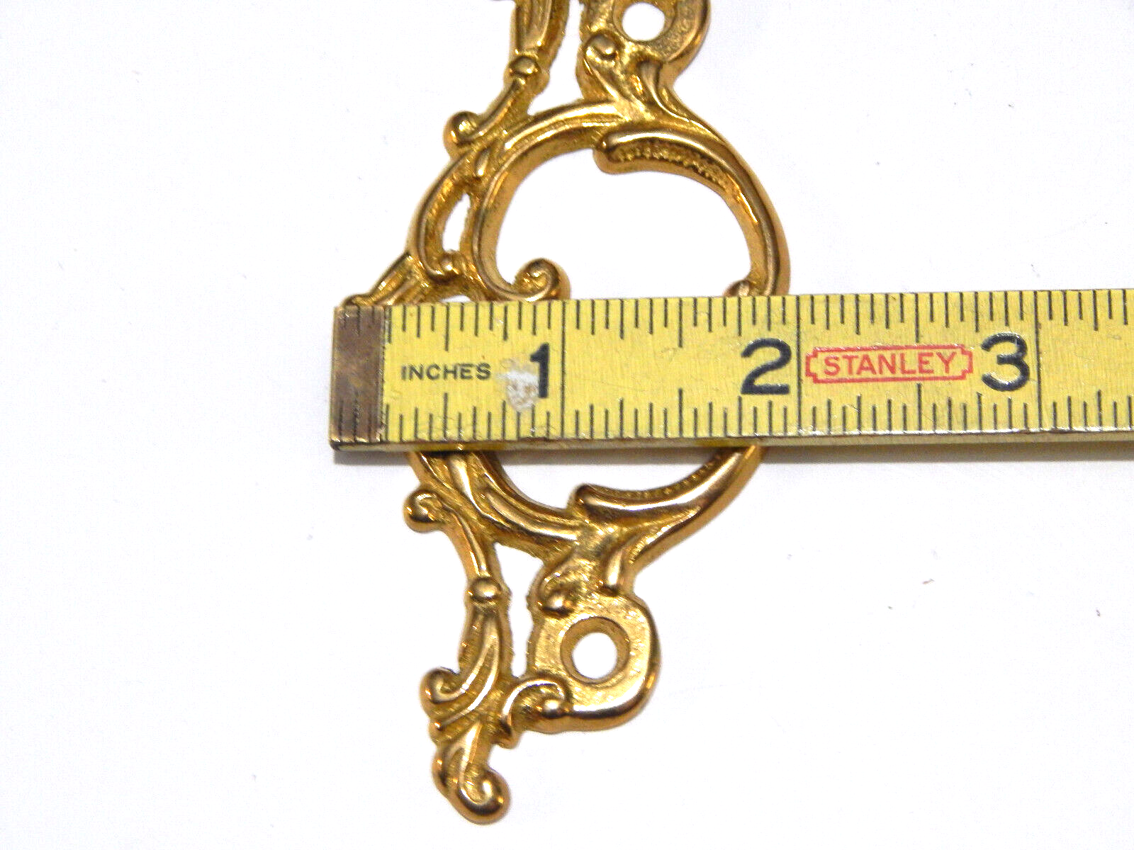 Victorian Fancy Ornate Drawer Pull With 3" Center For Dresser Chest Vanity