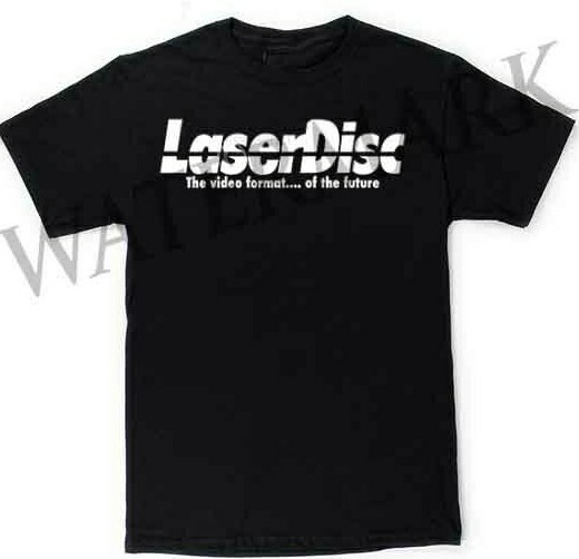 LaserDisc The Video Format of the Future VHS Shirt, Cassette tapes, Vintage