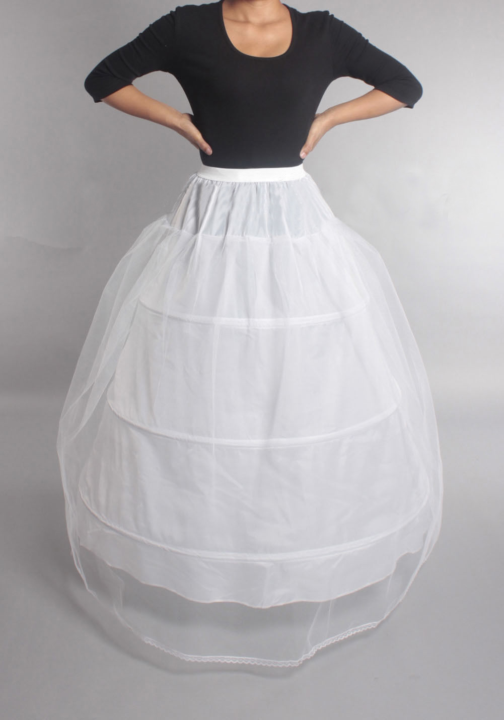 Wedding Petticoat Prom Dress Bridal Slip Hoops Skirt Underskirt Crinoline Stocks