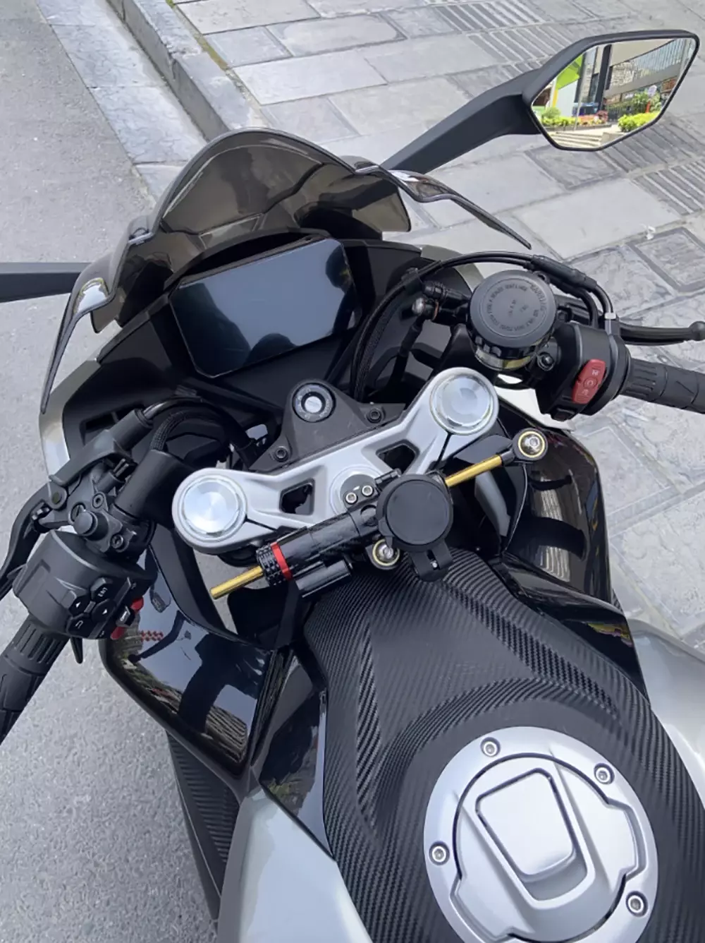 Steering Damper Stabilizer Bracket Mount Kit For CFMOTO 450SR 450SS 2022+